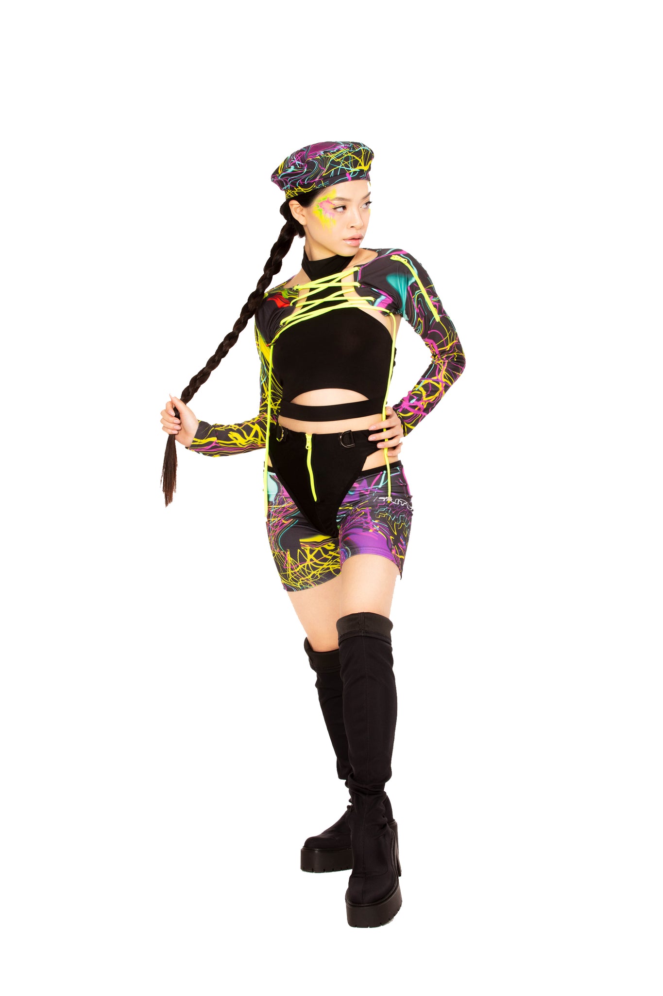Acid Trip cycling panty shorts