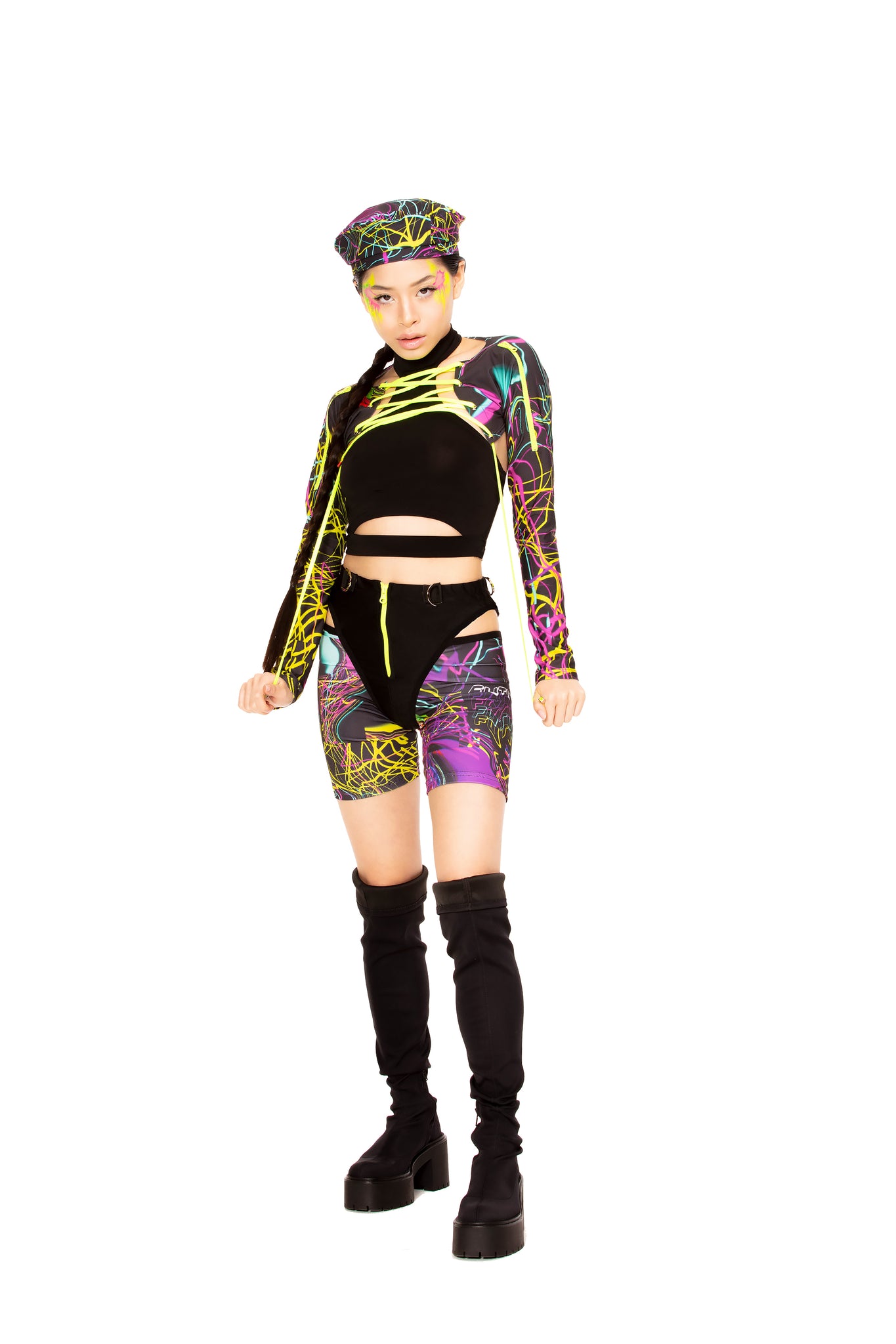 Acid Trip cycling panty shorts