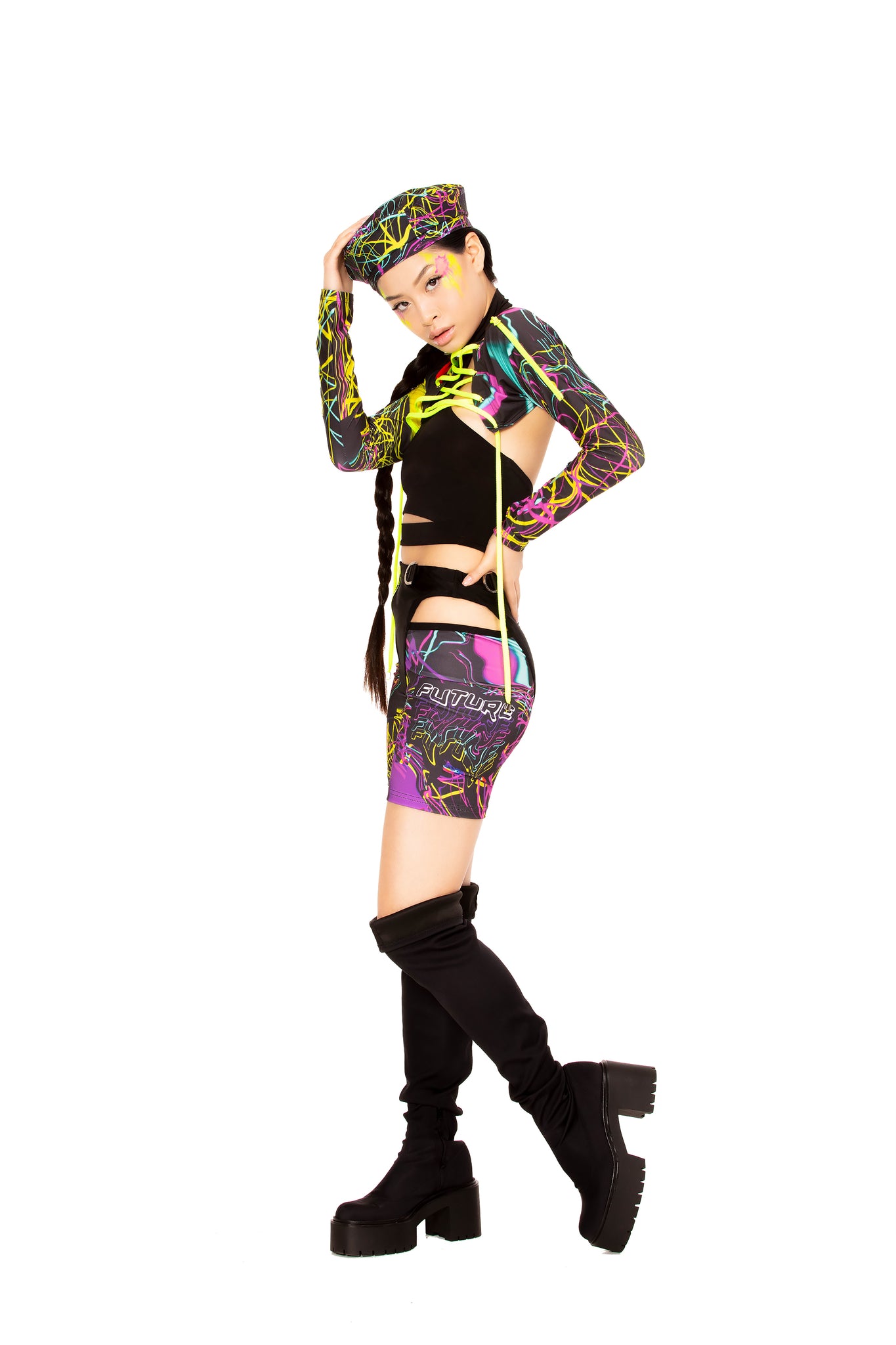 Acid Trip cycling panty shorts