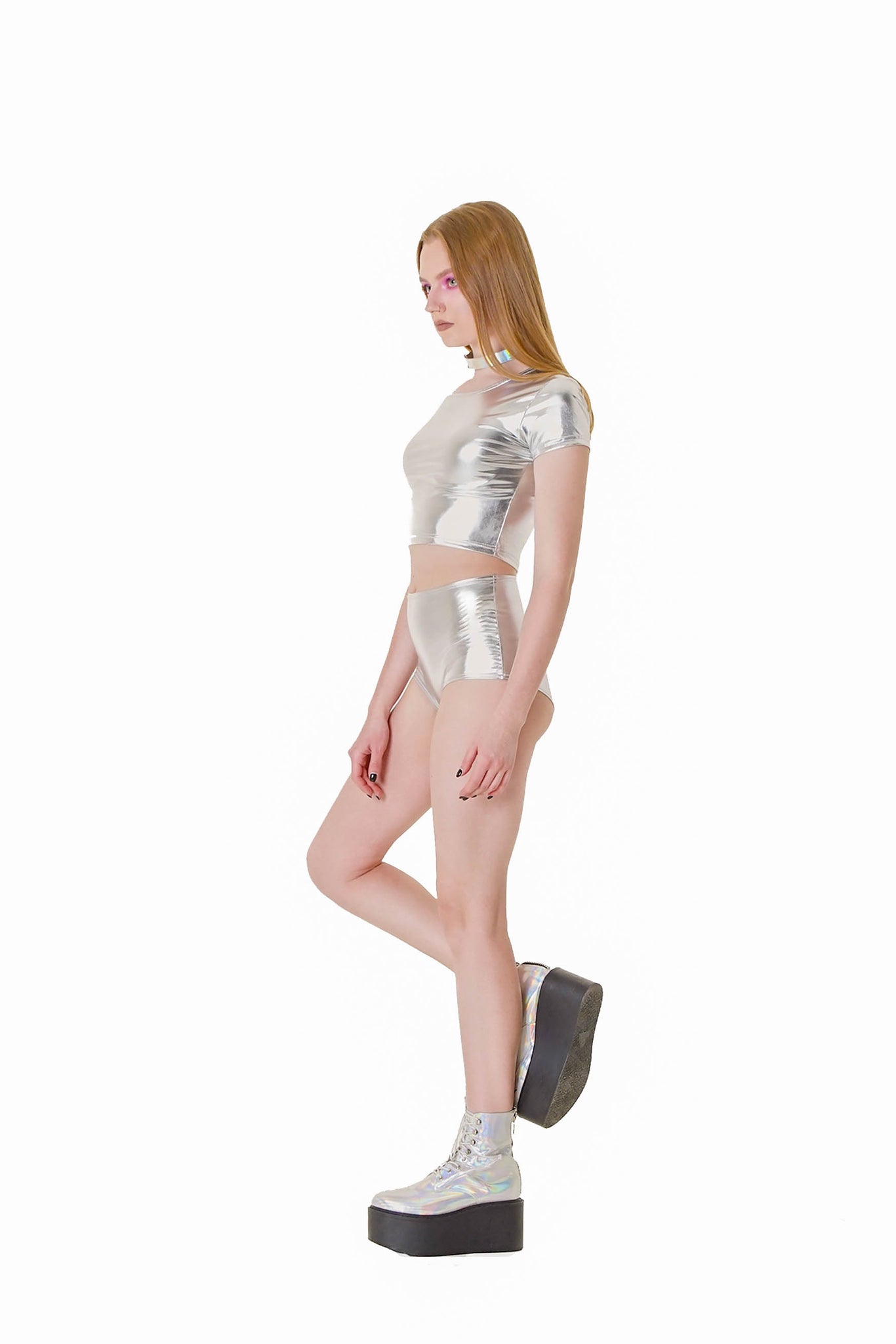 Silver - hot pants