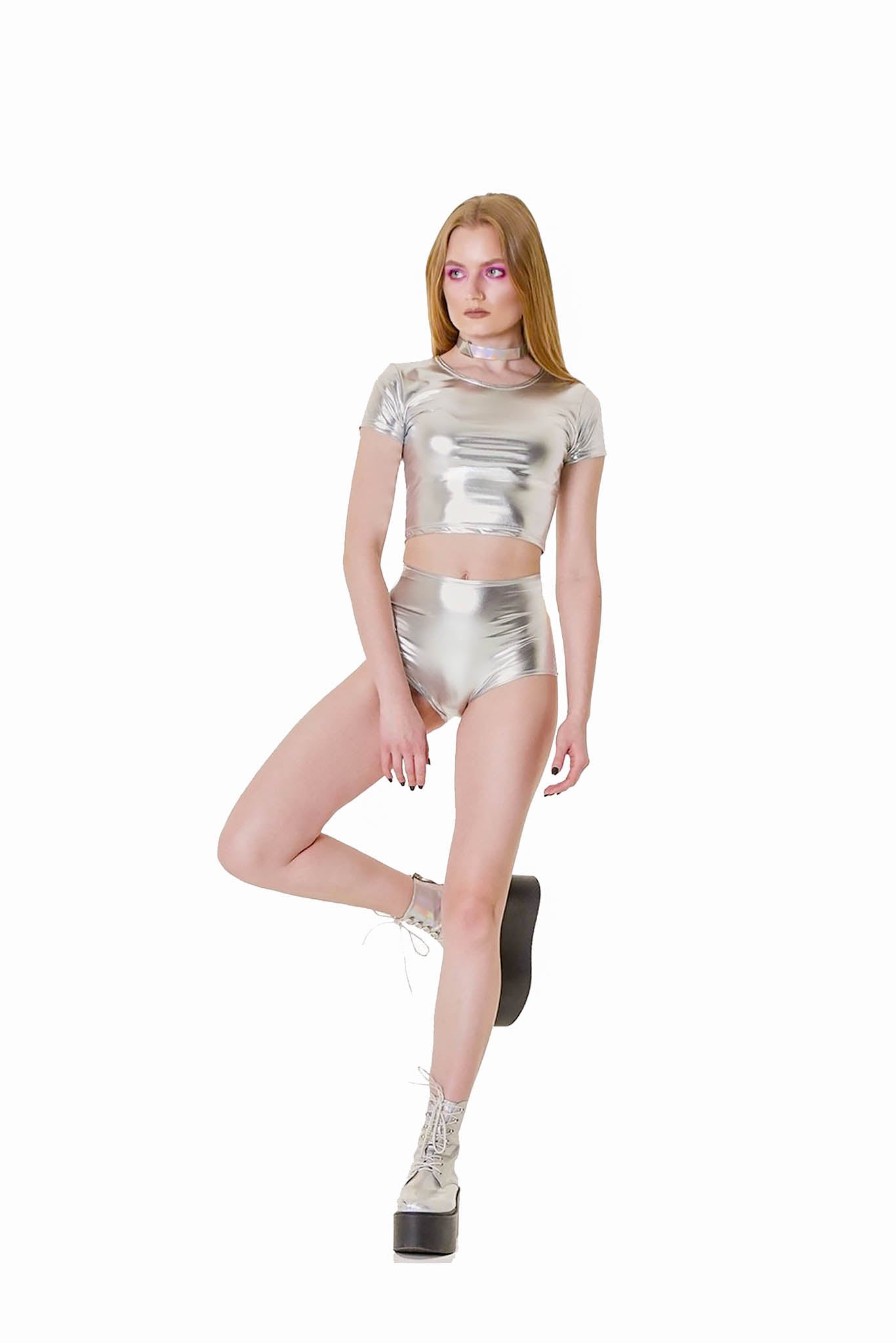 Silver - hot pants