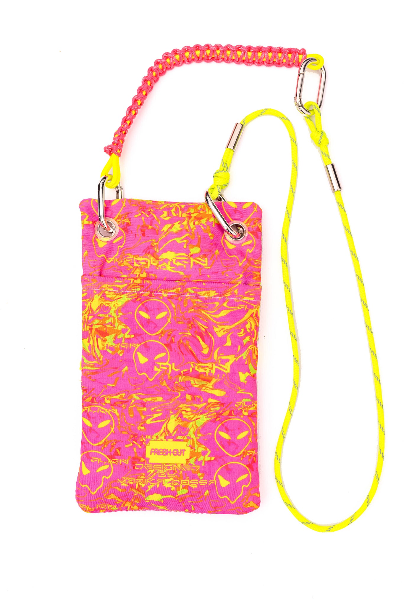 Pink Alien phone bag