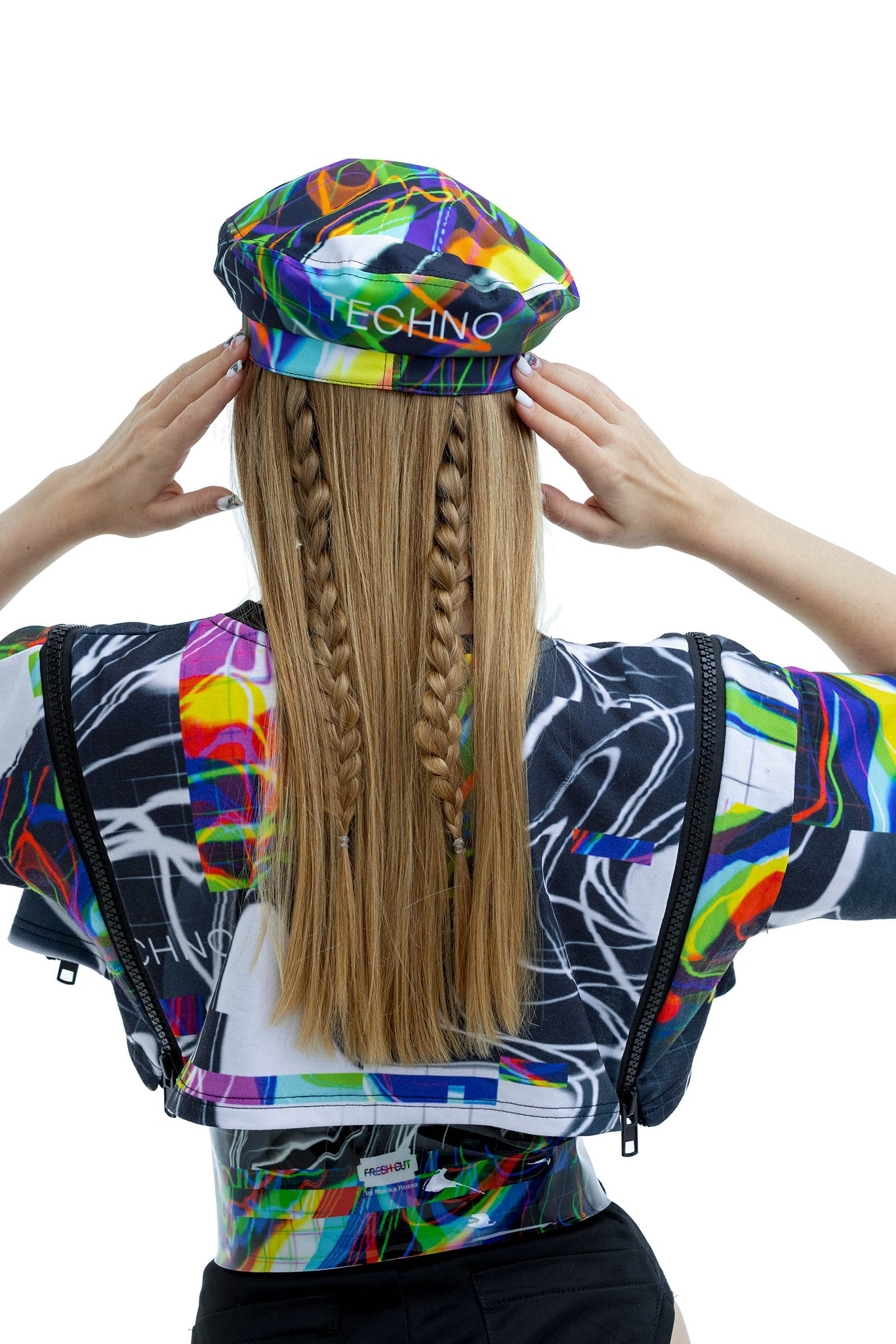 Distorted Techno Beret
