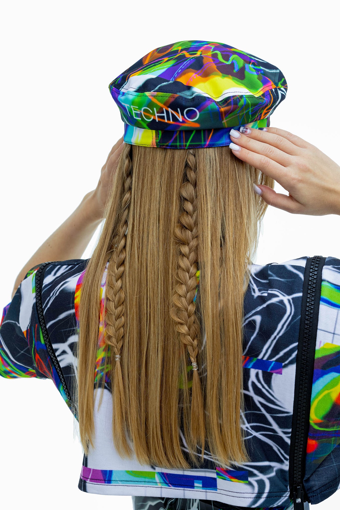 Distorted Techno Beret