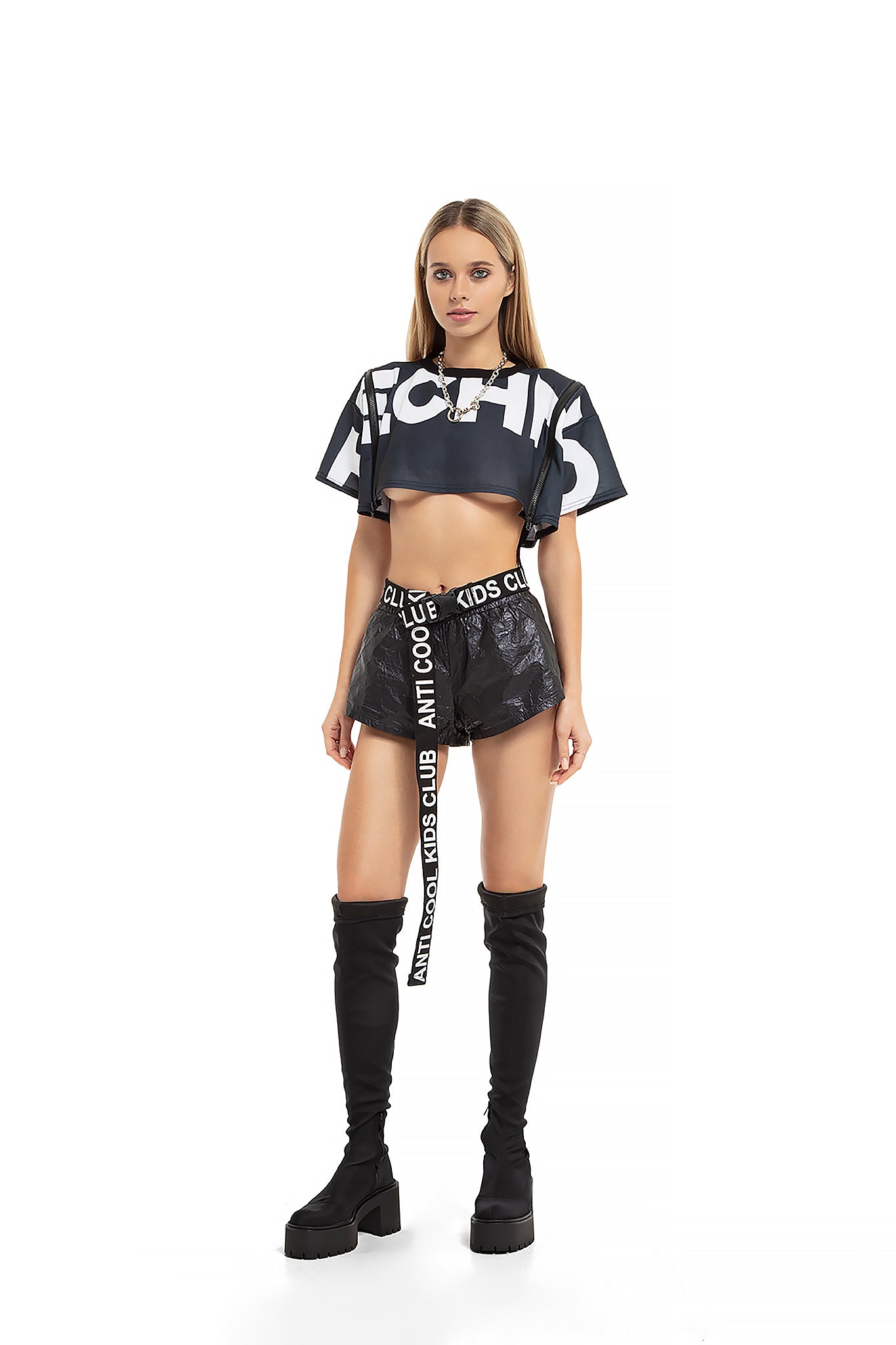 Crinkle shorts