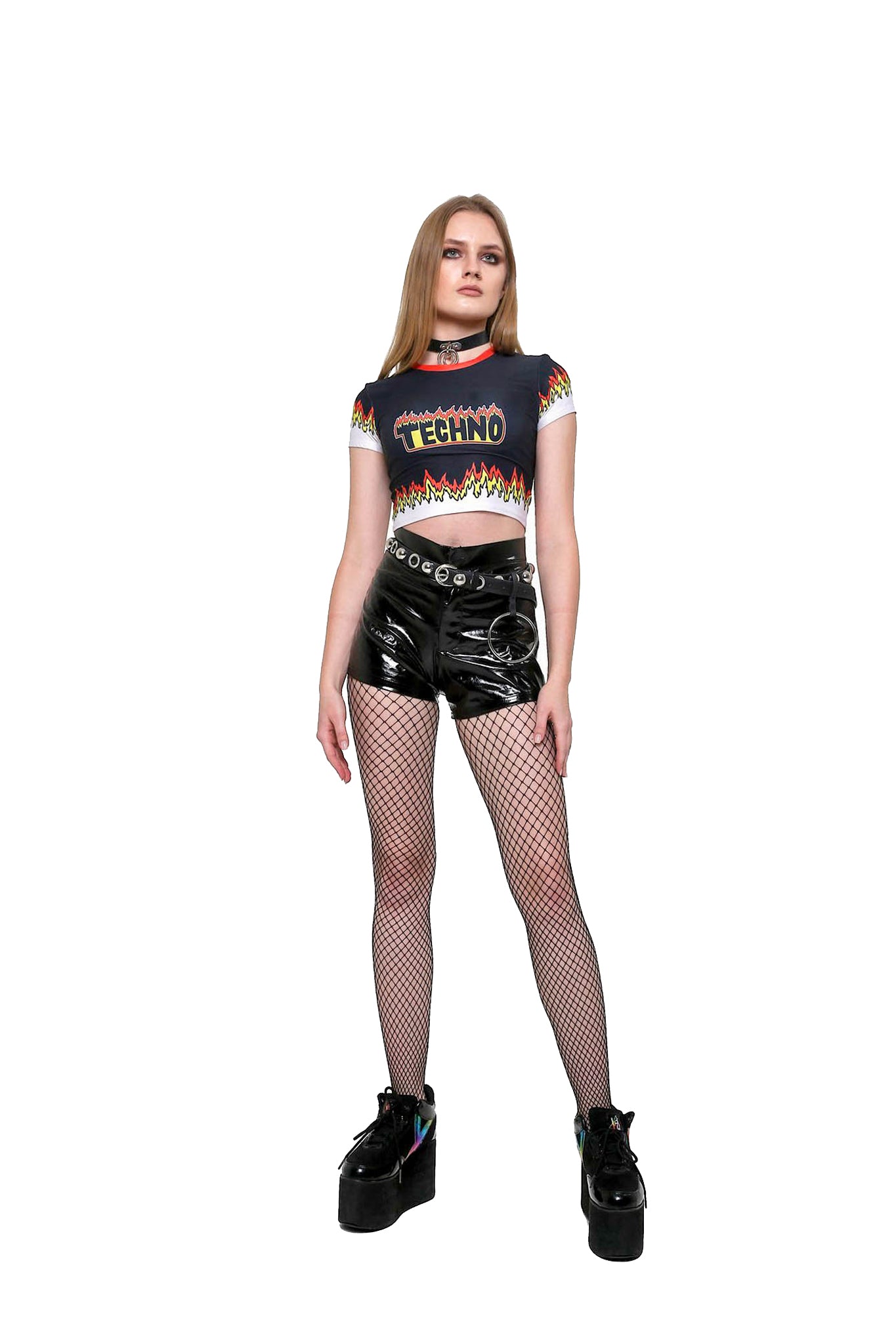 Fire Techno - slim top