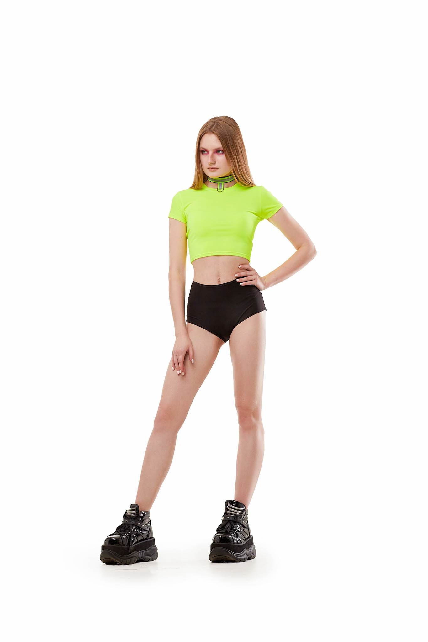 Basic - Neon Yellow - slim top