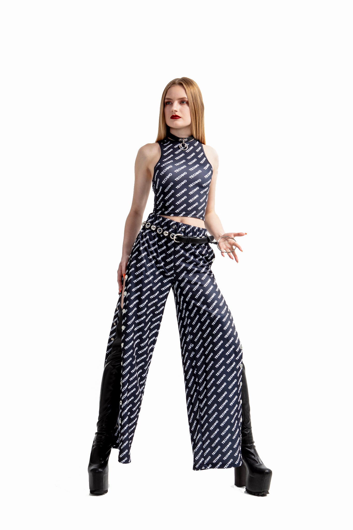 Techno - Side-snapped trousers