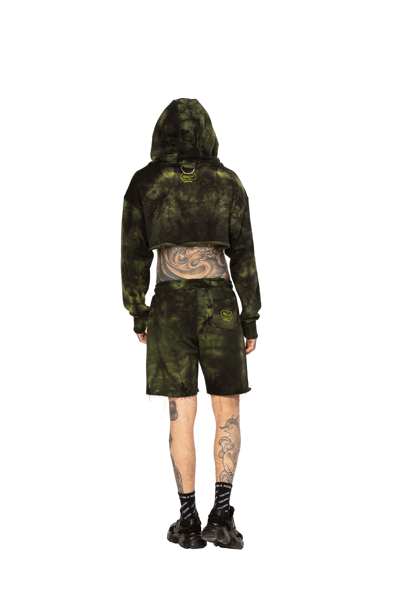 Tie Dye Green Hoodie
