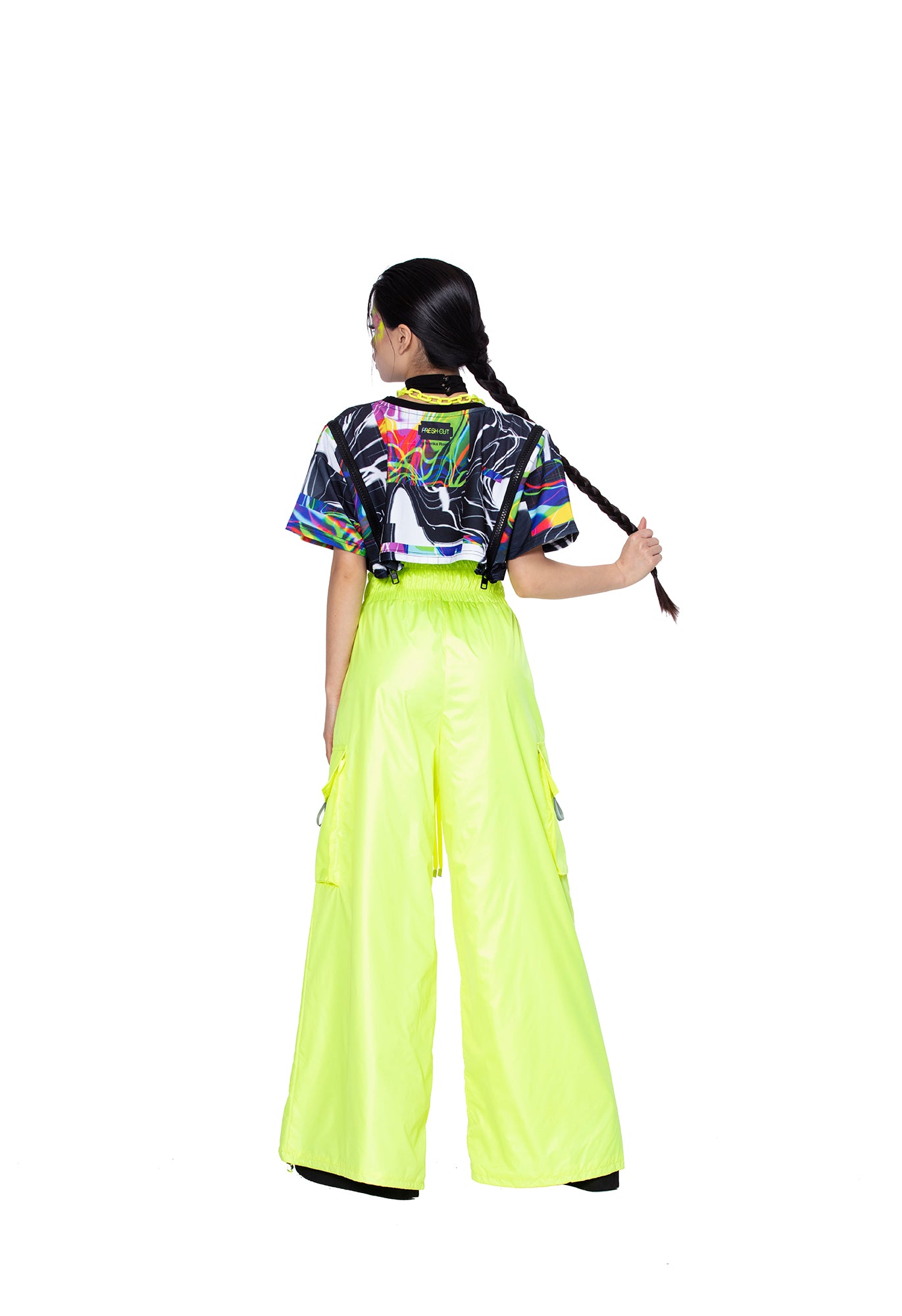 Flare Pants Neon Yellow