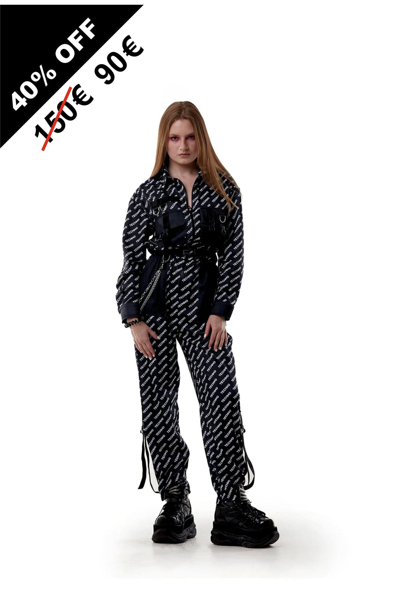 Techno cargo overalls