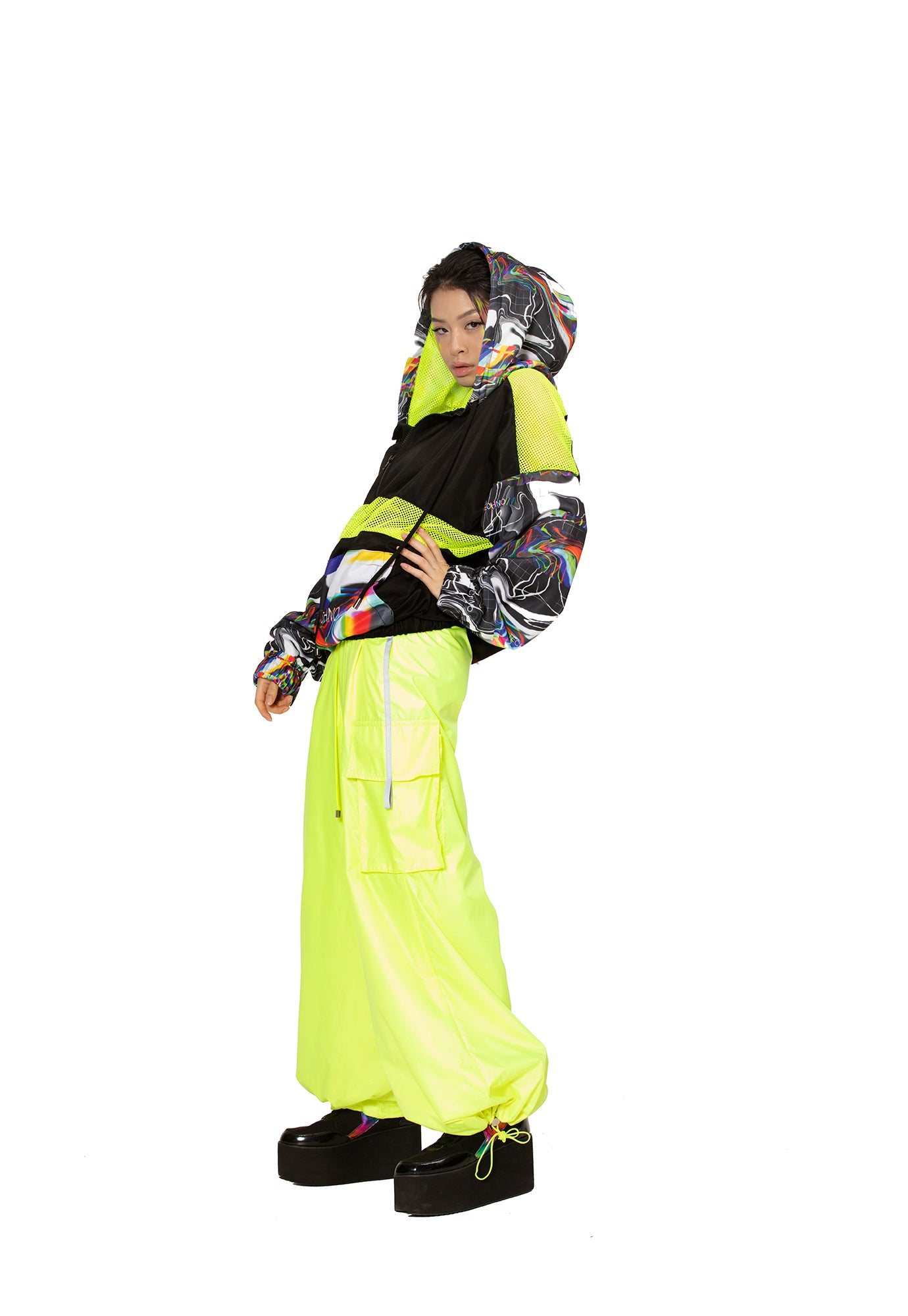 Flare Pants Neon Yellow