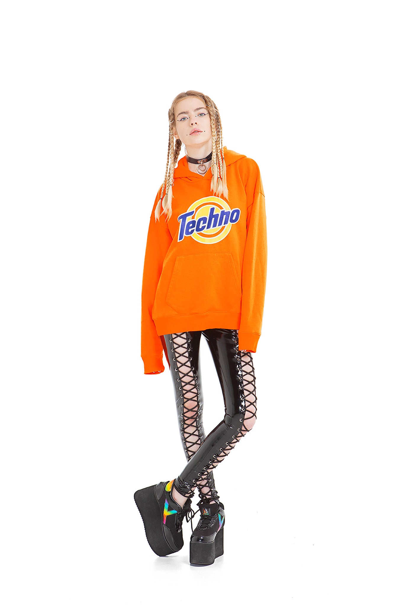 Techno Powder Unisex Regular fit Hoodie