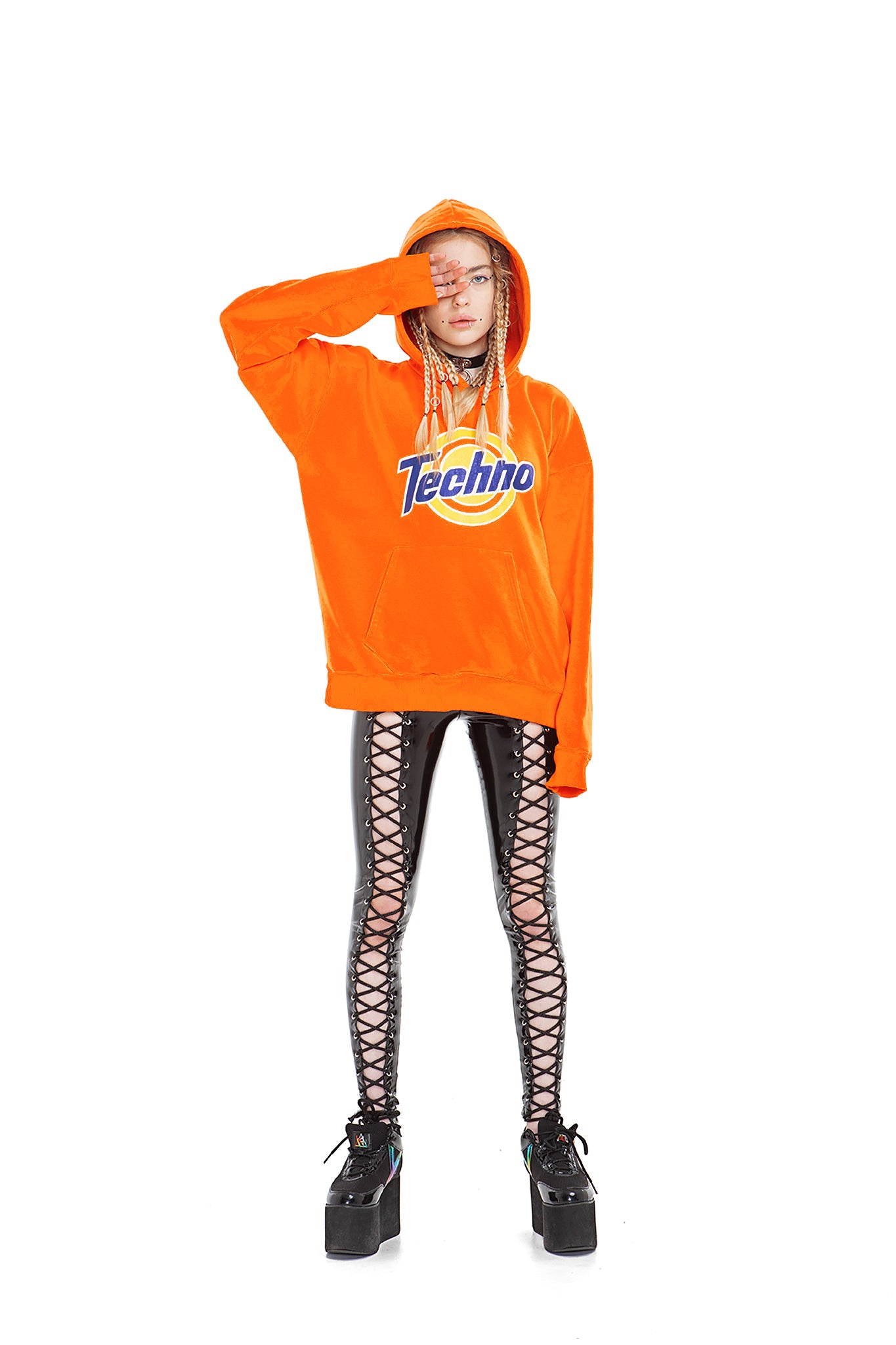 Techno Powder Unisex Regular fit Hoodie