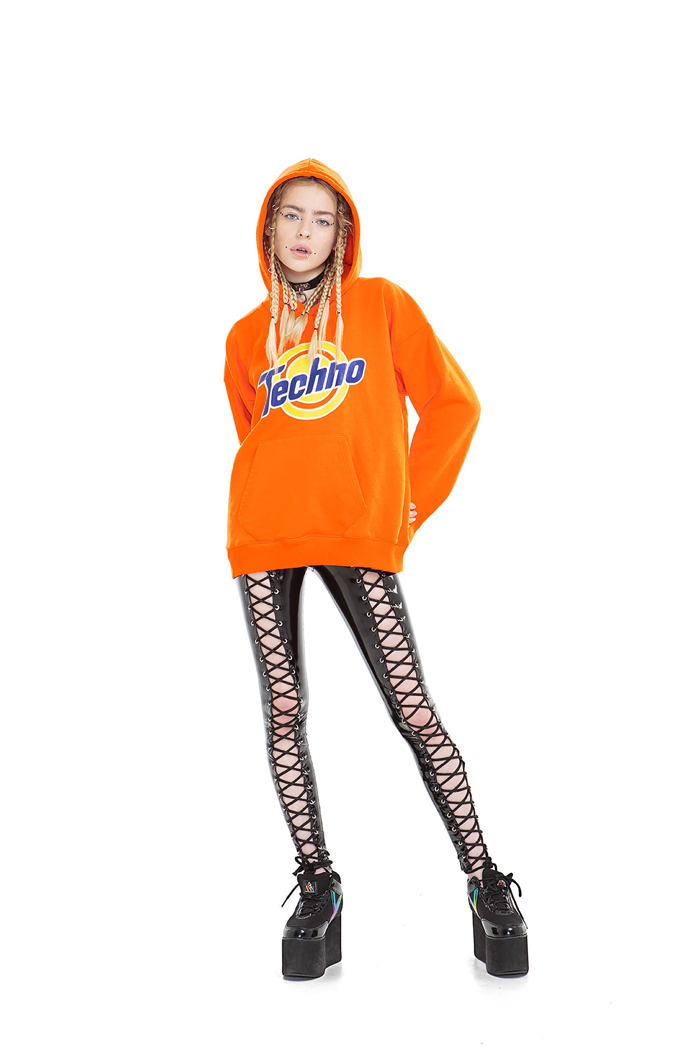 Techno Powder Unisex Regular fit Hoodie