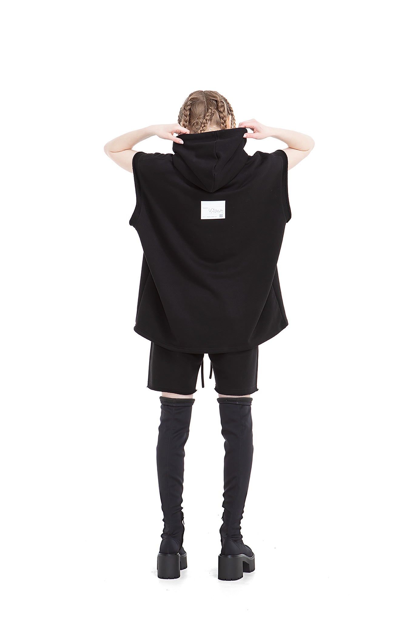 Techno Relaxed Unisex Hooded Vest