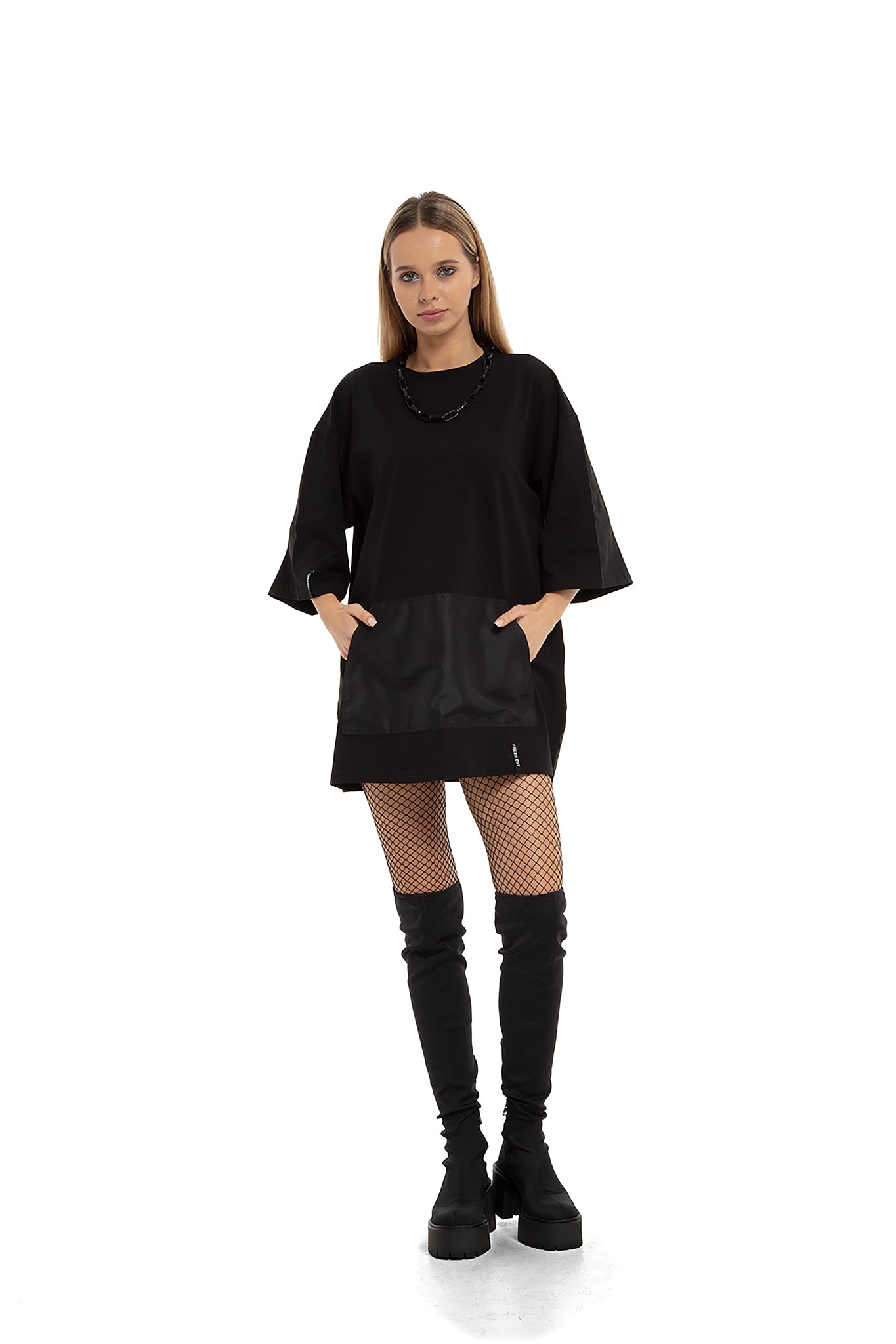 Long sleeve Oversized T-shirt with pocket