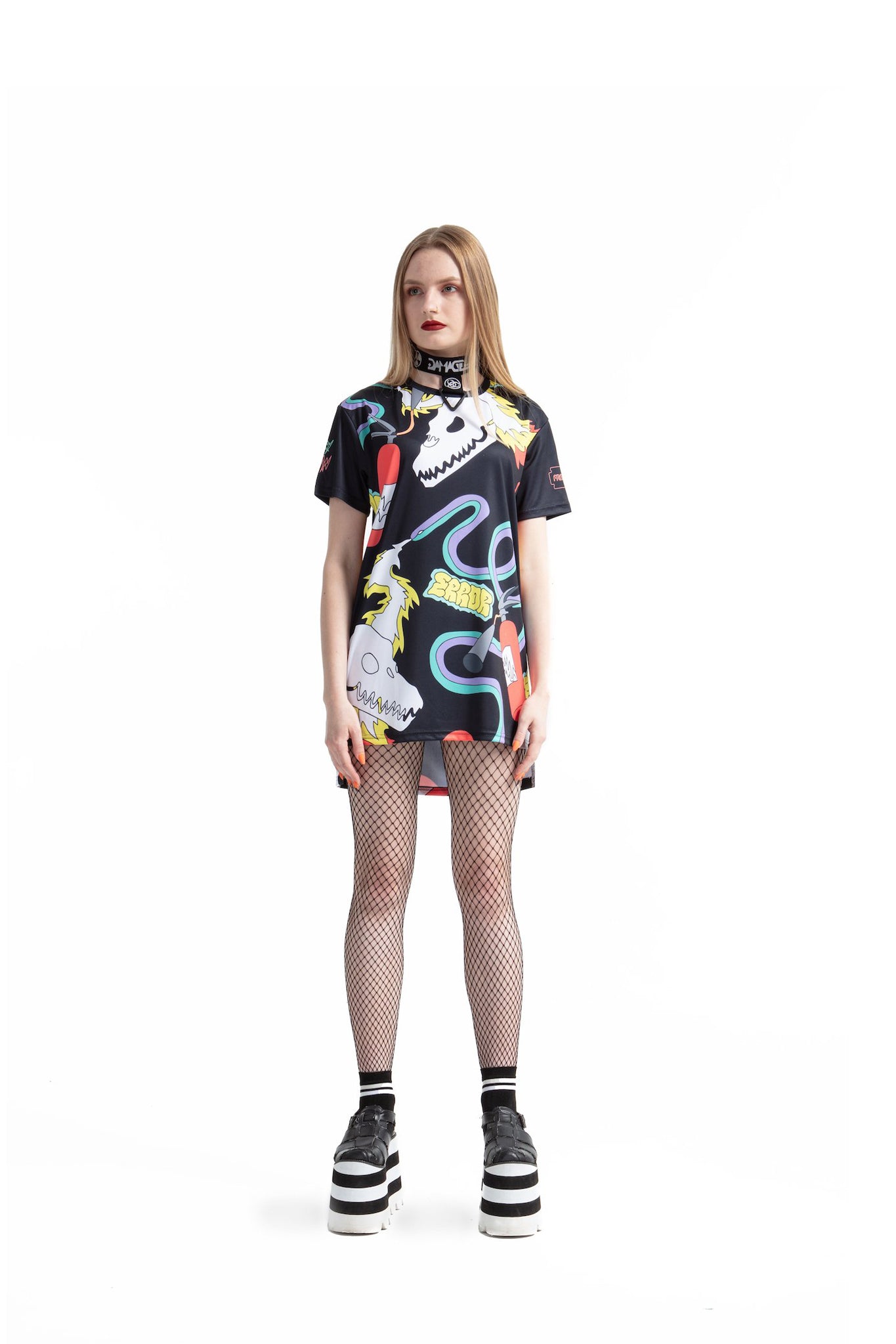Beasts Busters - regular fit T-shirt with side cuts