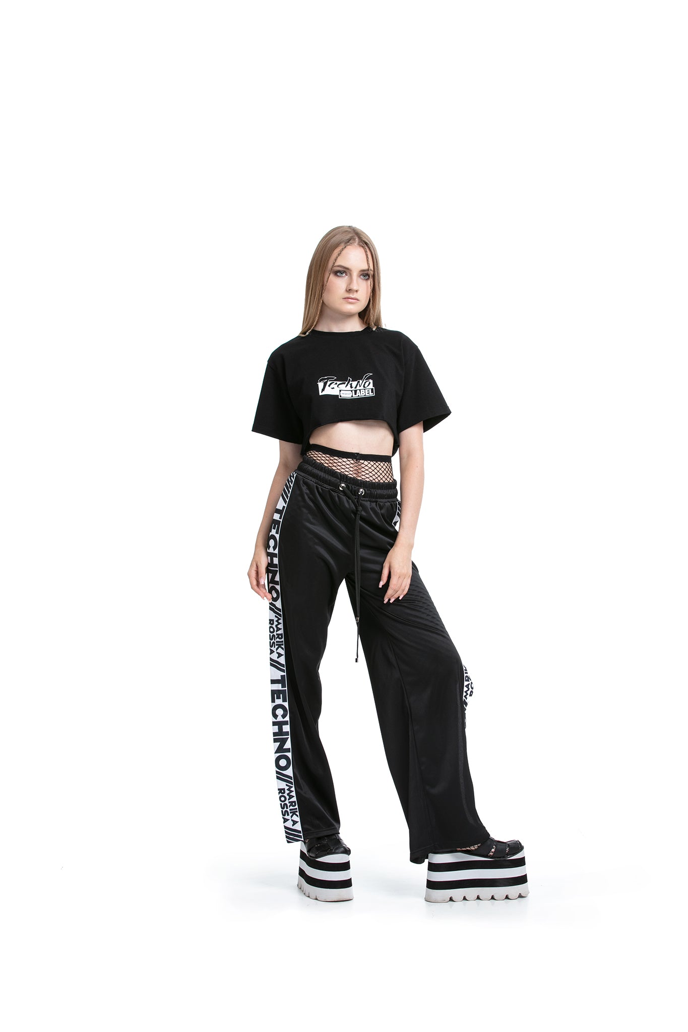 Marika Rossa TECHNO - Side-snapped trousers