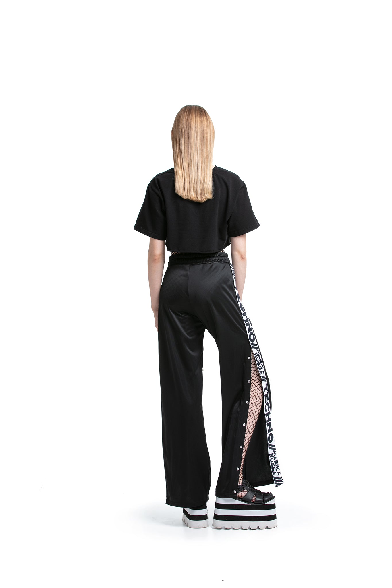 Marika Rossa TECHNO - Side-snapped trousers