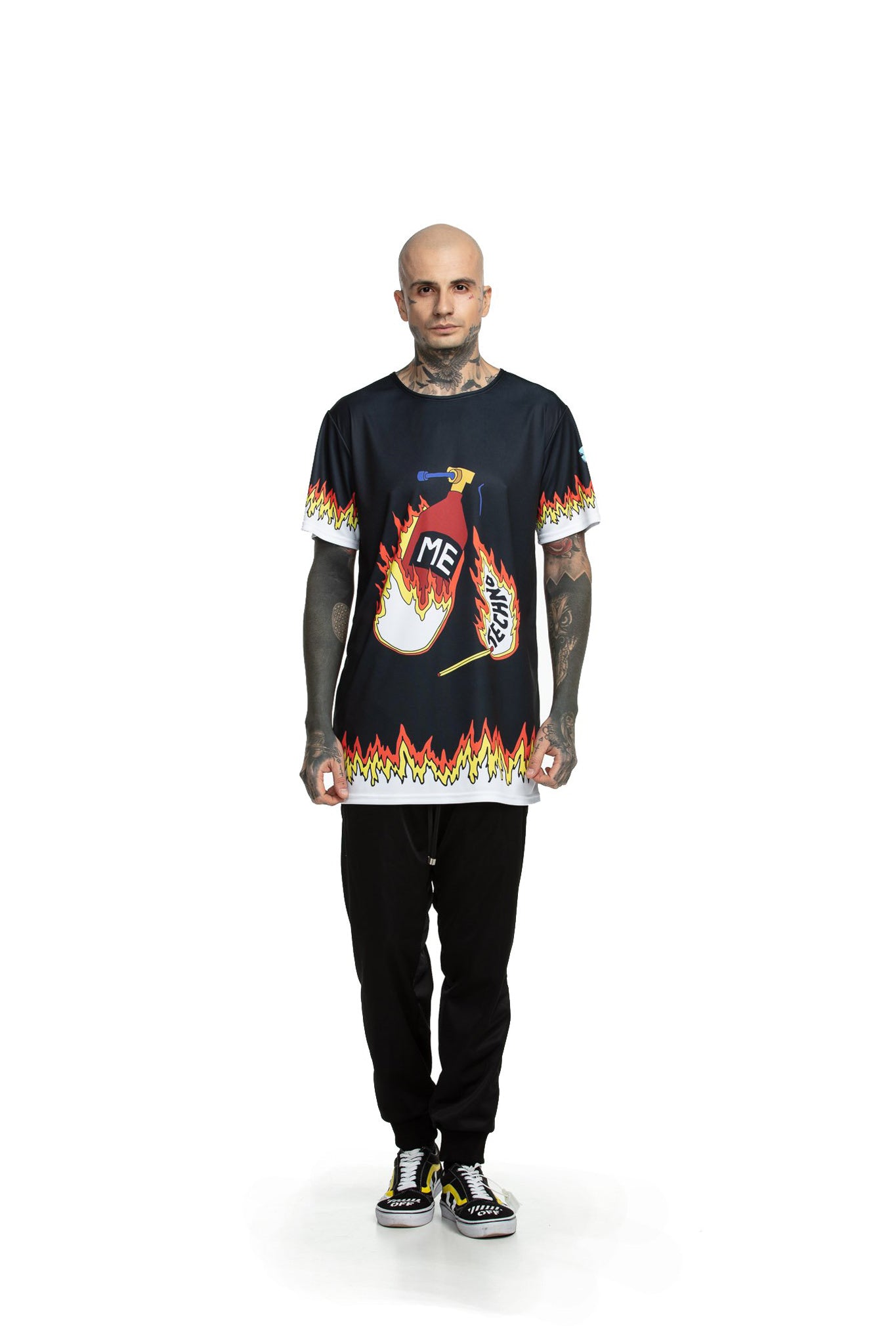 Techno Extinguisher - oversized T-shirt