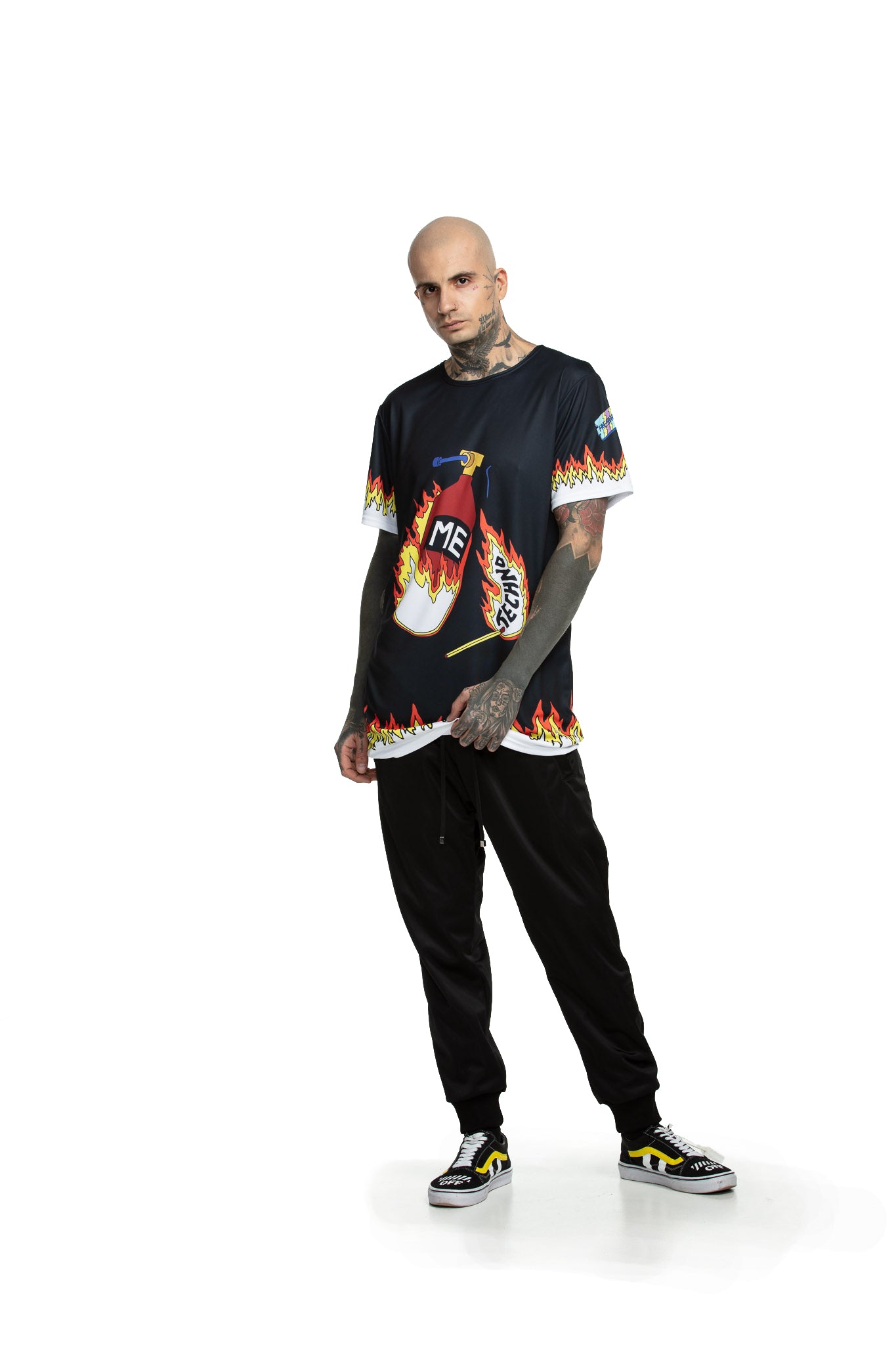 Techno Extinguisher - oversized T-shirt