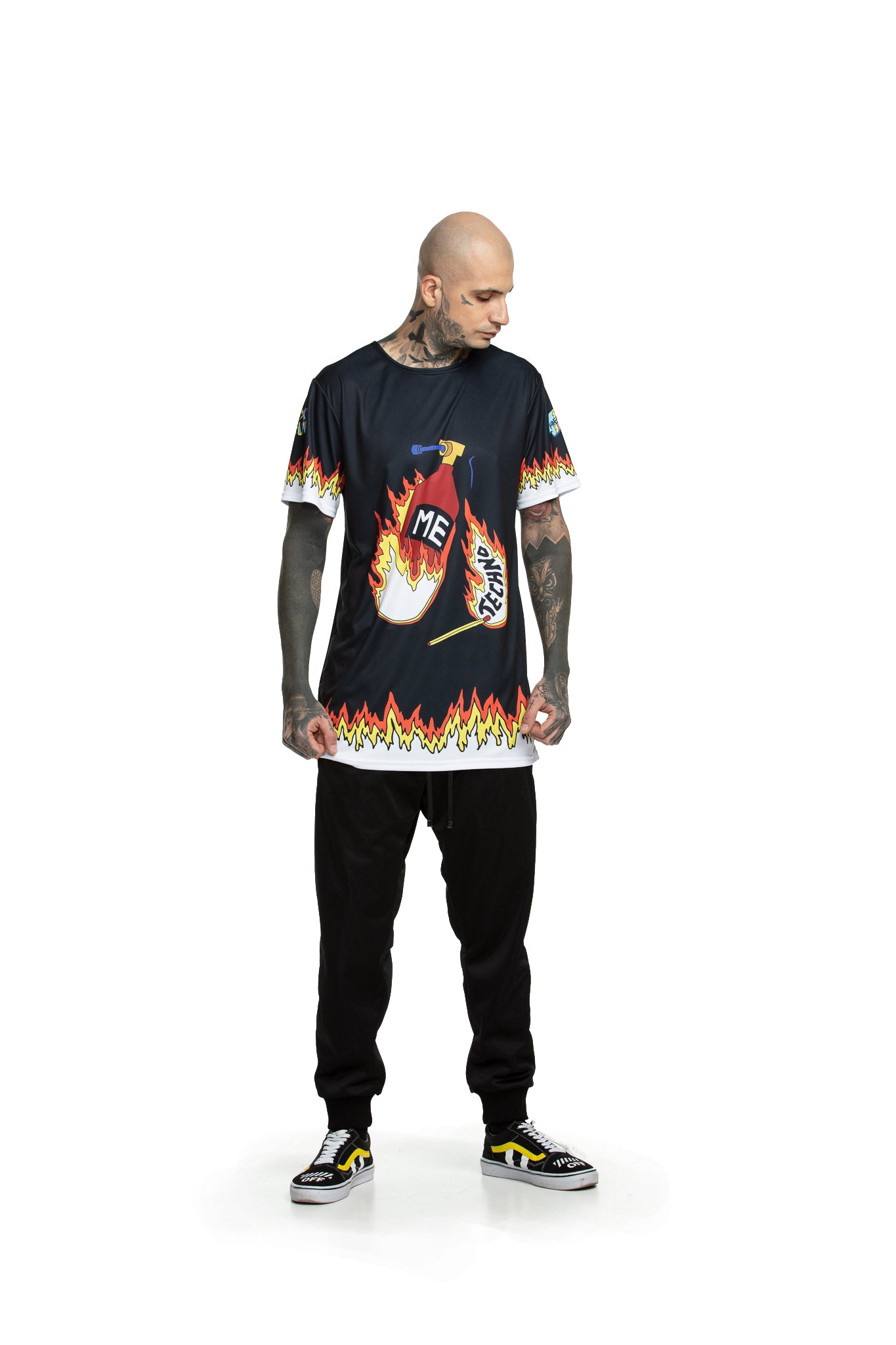 Techno Extinguisher - oversized T-shirt
