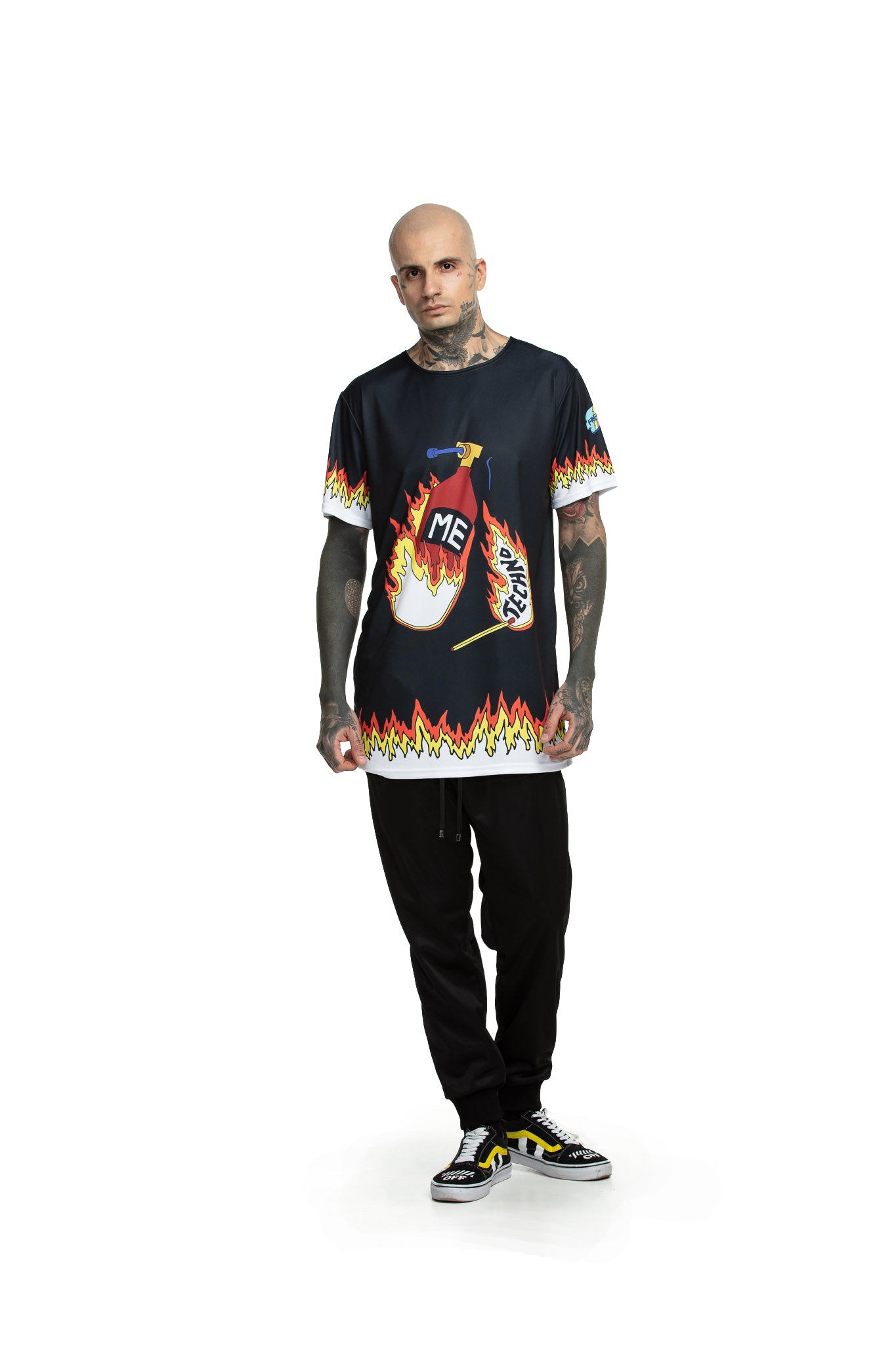 Techno Extinguisher - oversized T-shirt