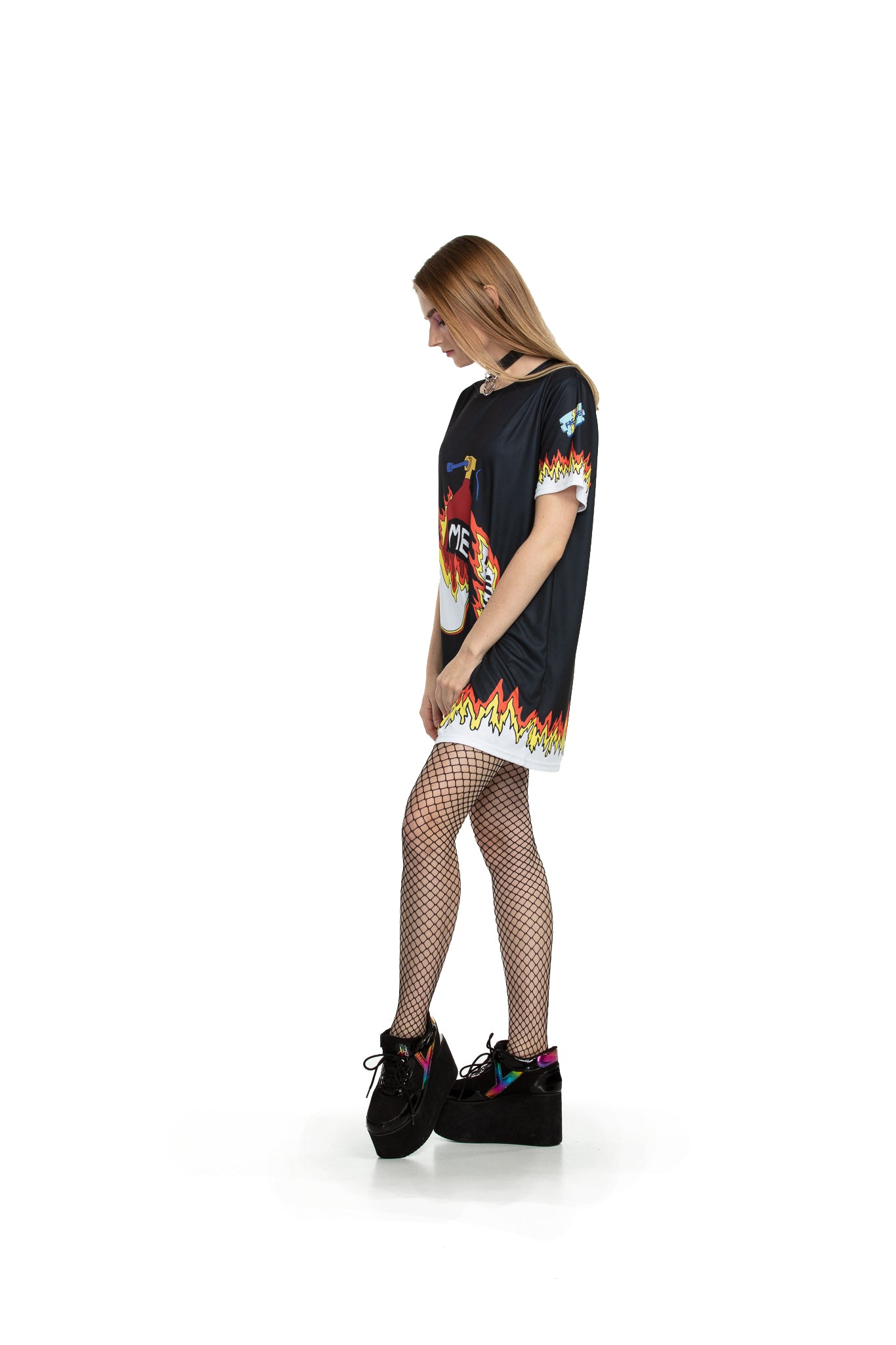 Techno Extinguisher - oversized T-shirt