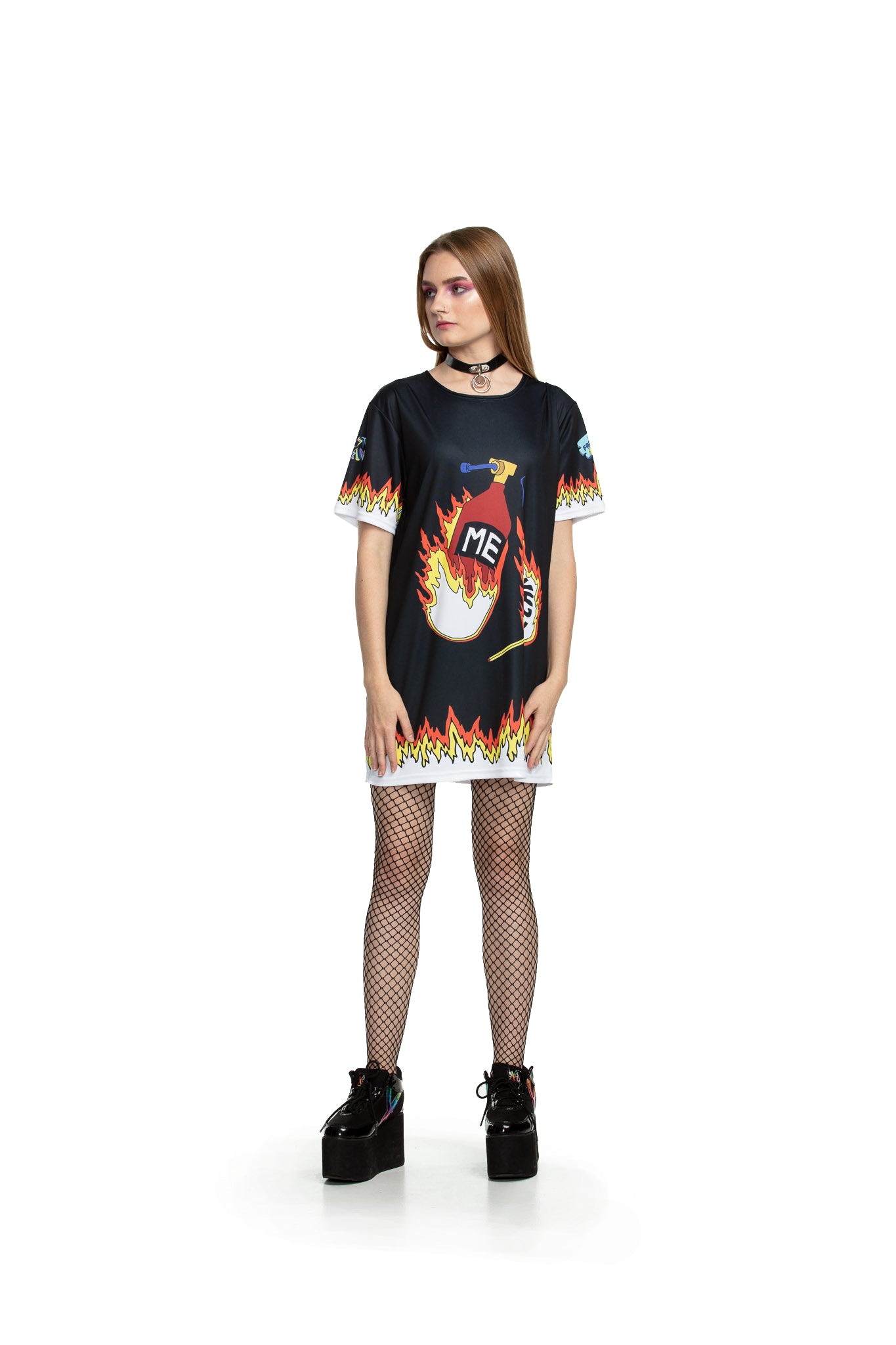 Techno Extinguisher - oversized T-shirt