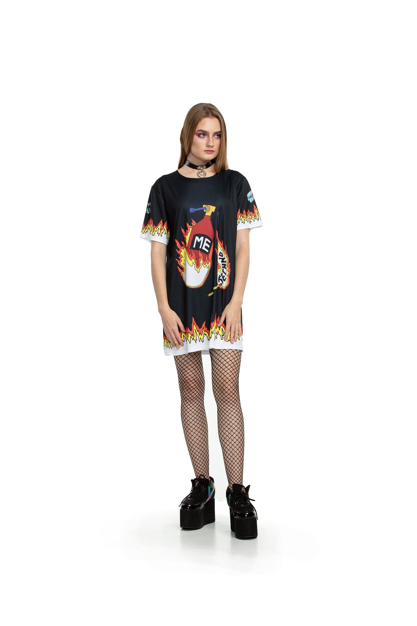 Techno Extinguisher - oversized T-shirt