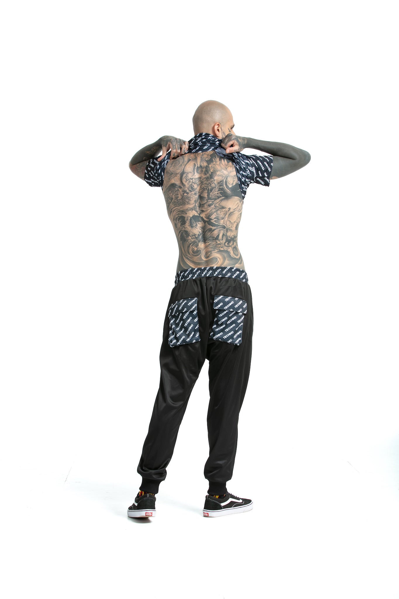 Black Techno - Men Joggers