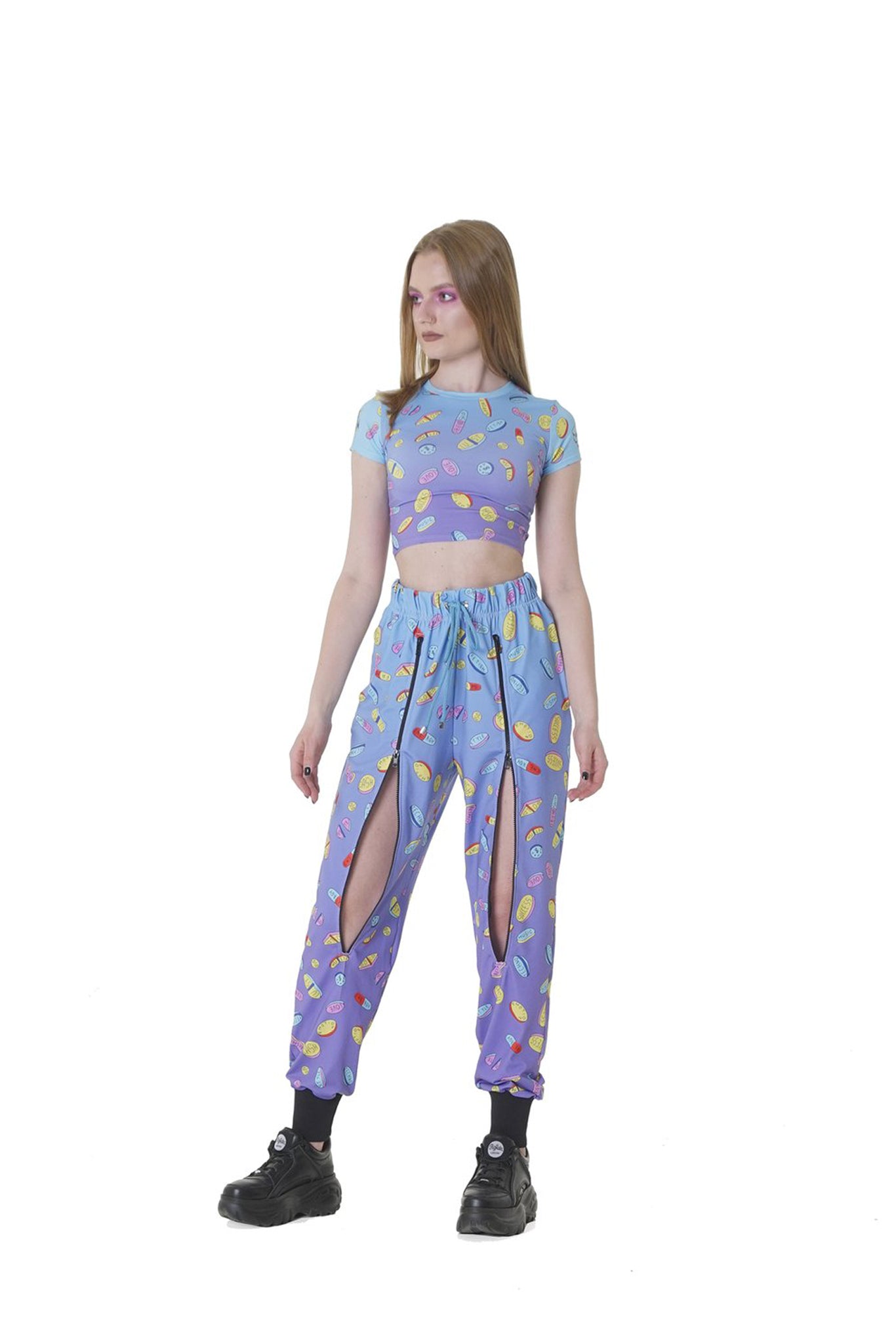 Pills Purple melt - ZIP-up trousers