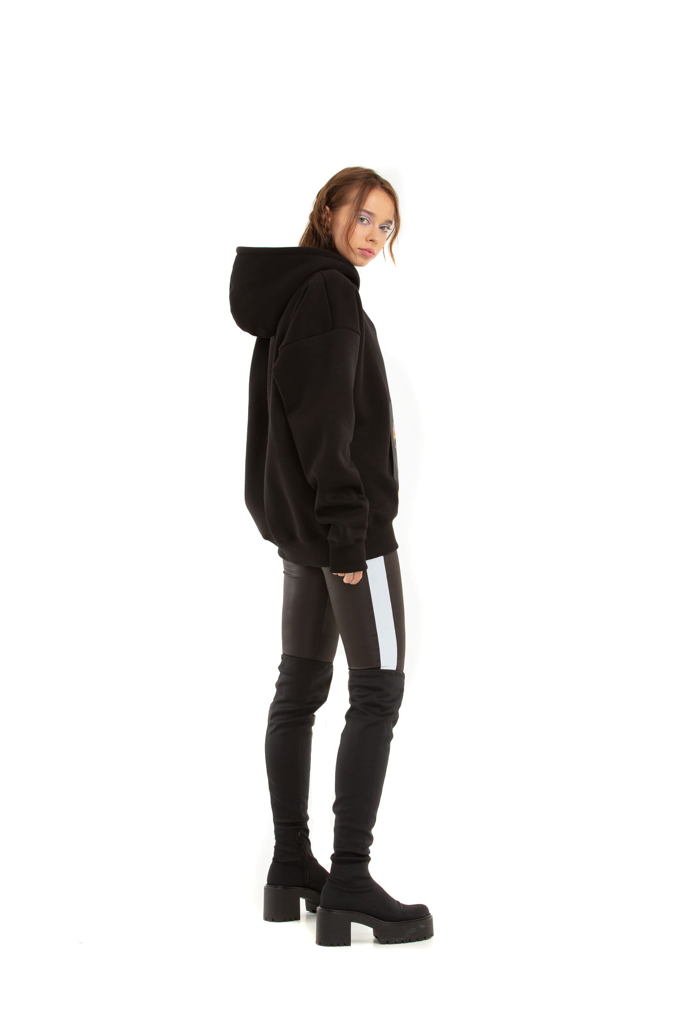 Fire Techno Unisex Regular fit Hoodie