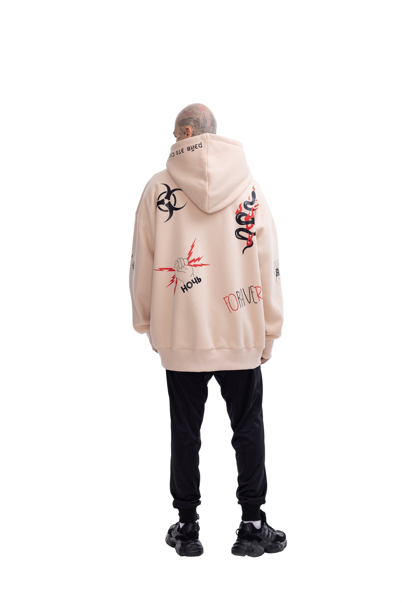 Inked Super Oversized Hoodie