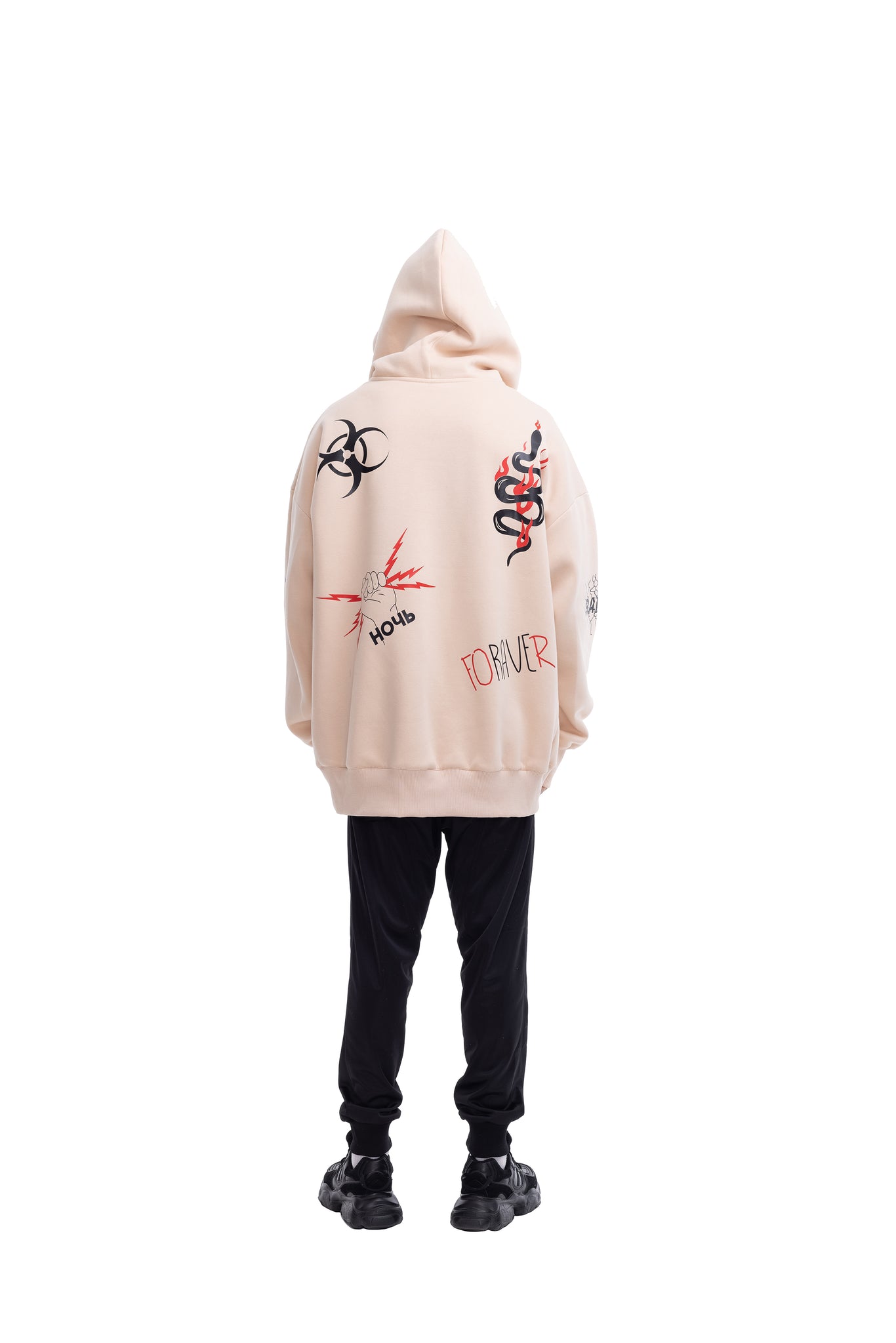 Inked Super Oversized Hoodie