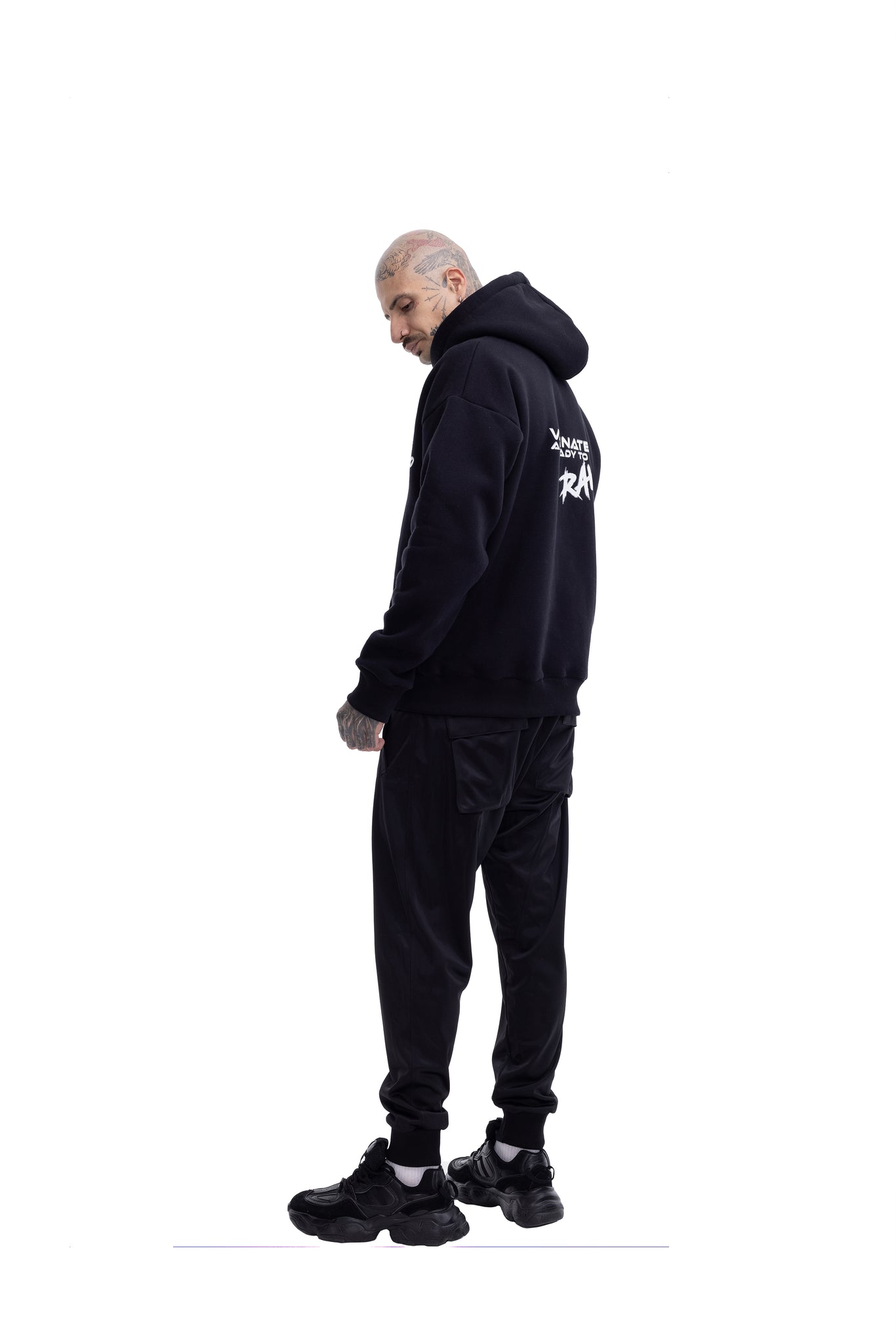 Vaccinated Hoodie with reflective details