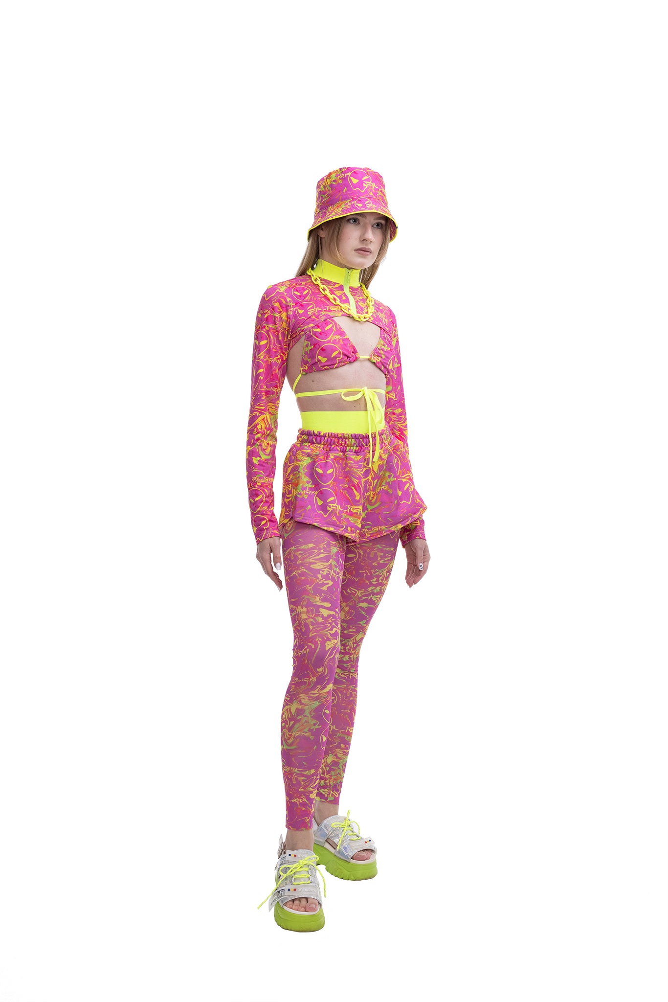 Pink Alien Shorts