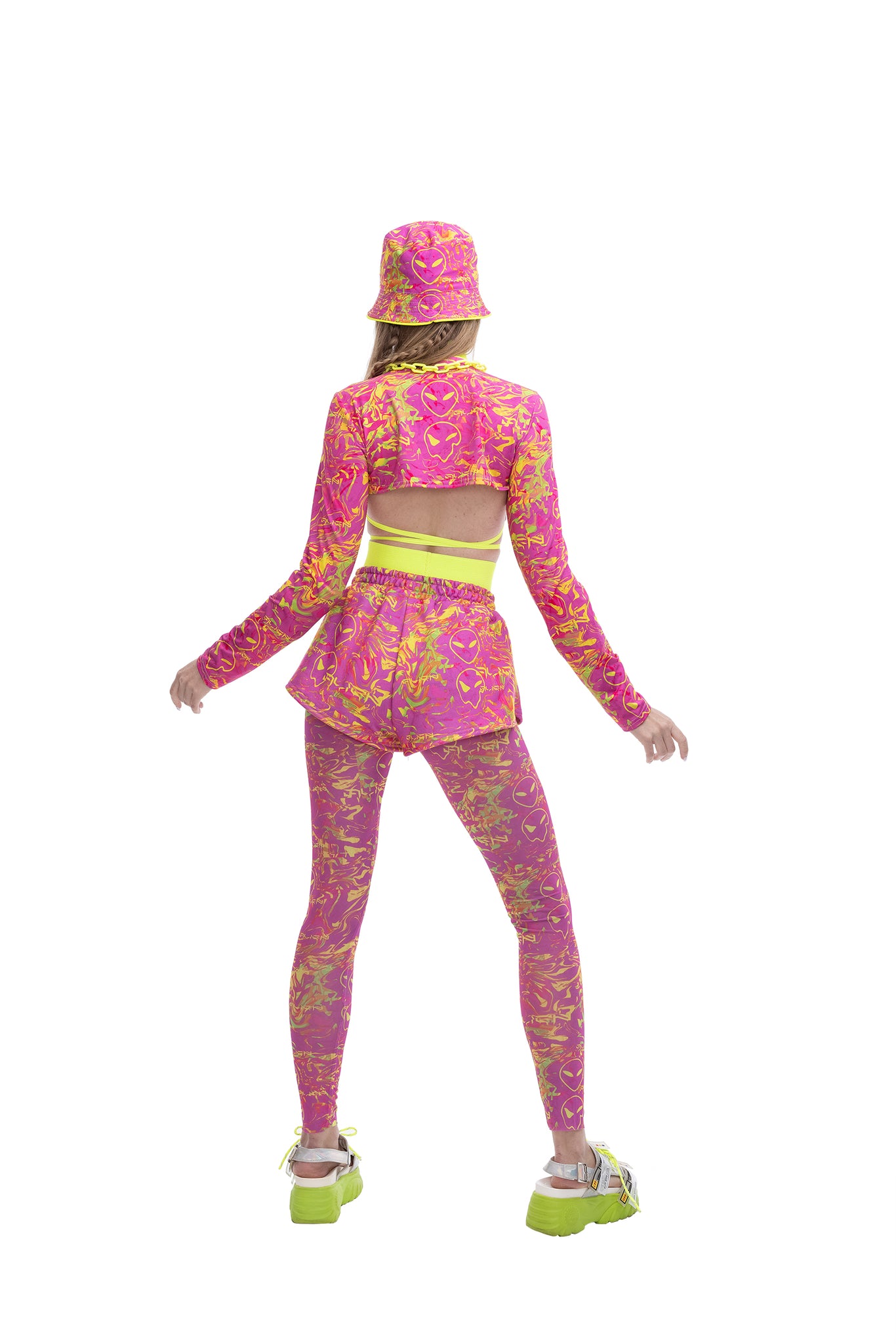 Pink Alien Shorts