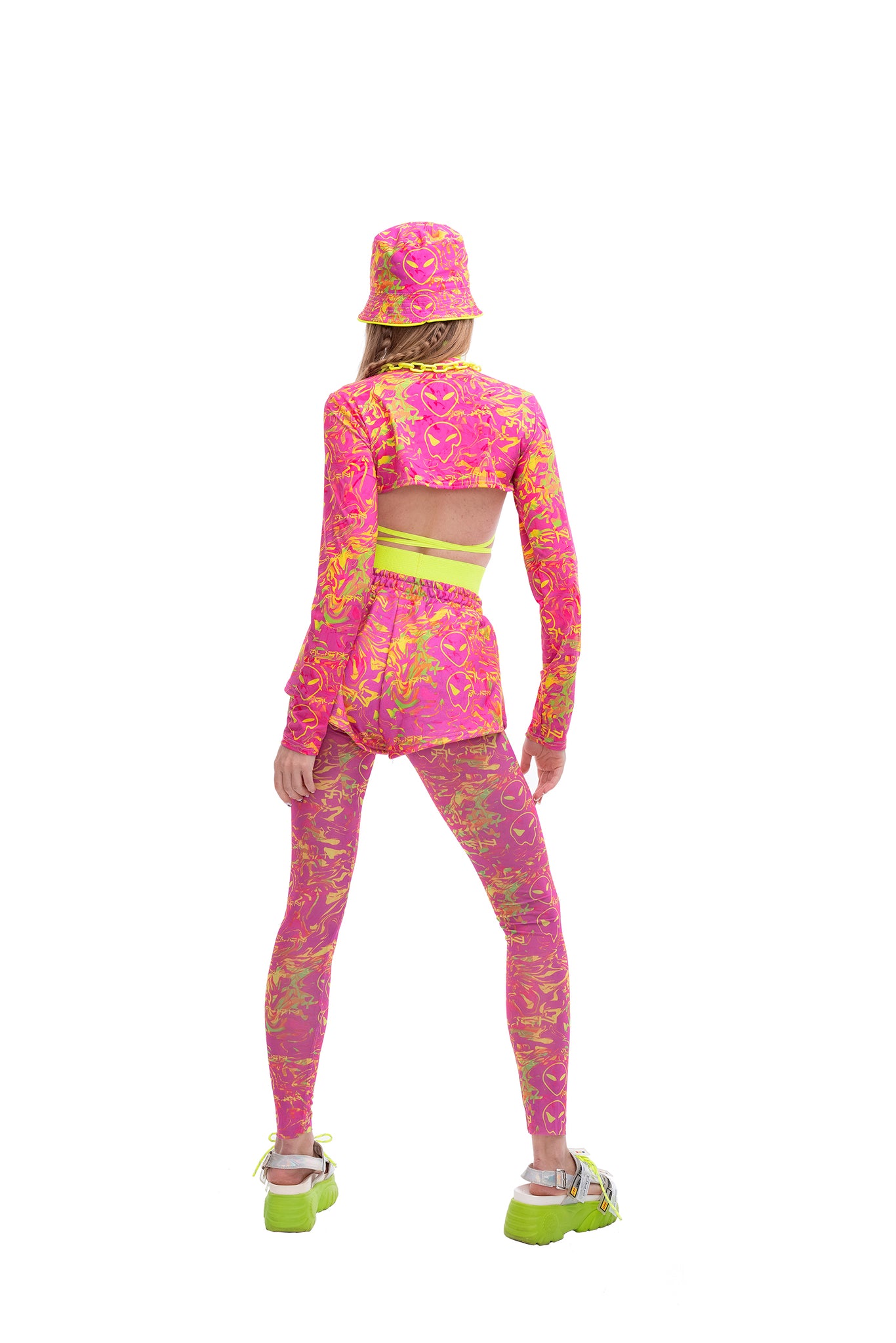 Pink Alien Shorts