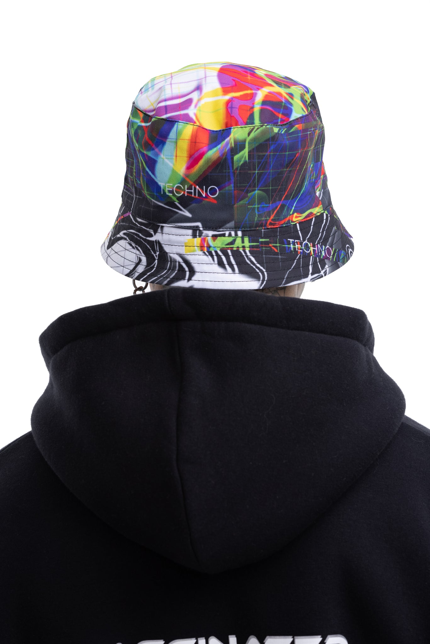 Distorted Techno Bucket hat