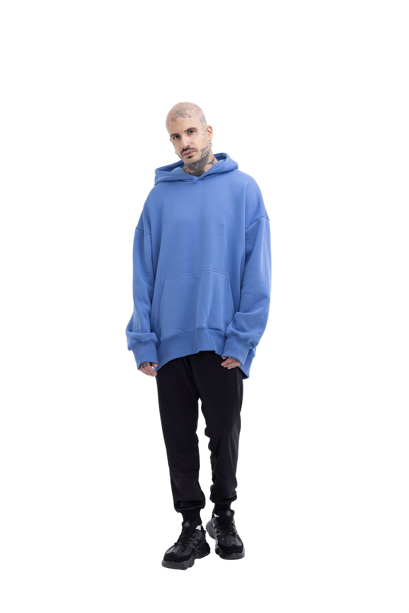 Deep Blue Super Oversized Unisex Hoodie