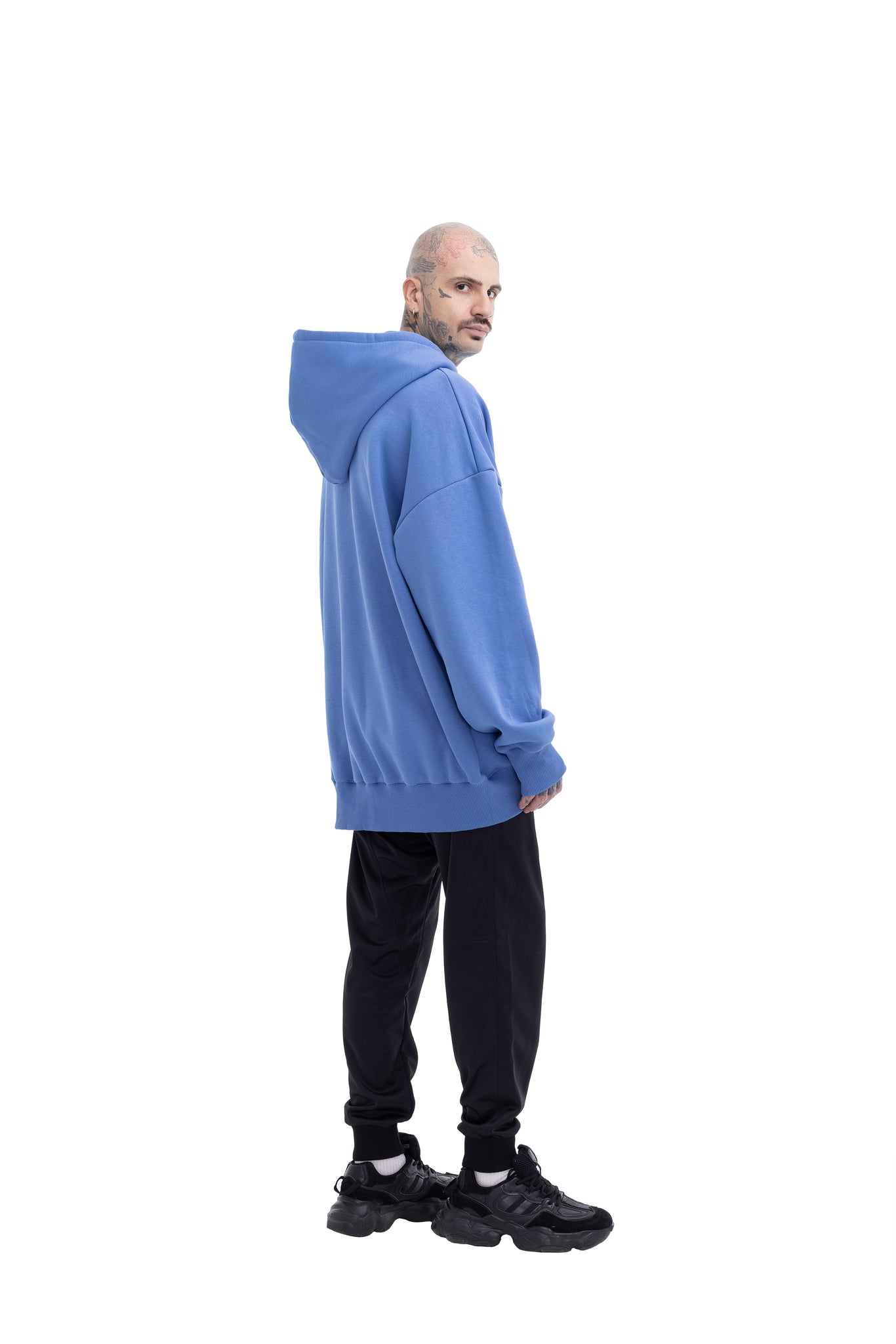 Deep Blue Super Oversized Unisex Hoodie