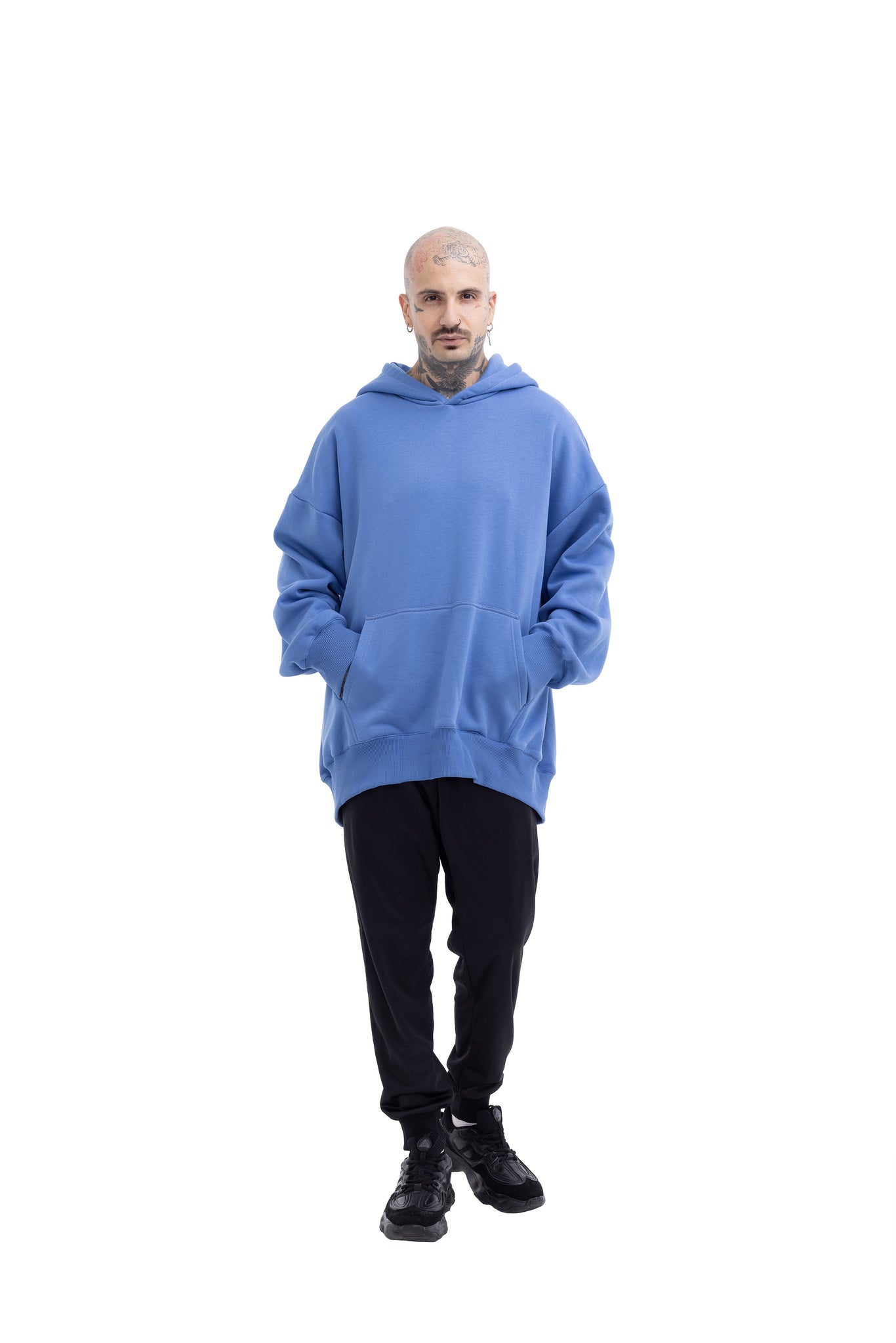 Deep Blue Super Oversized Unisex Hoodie