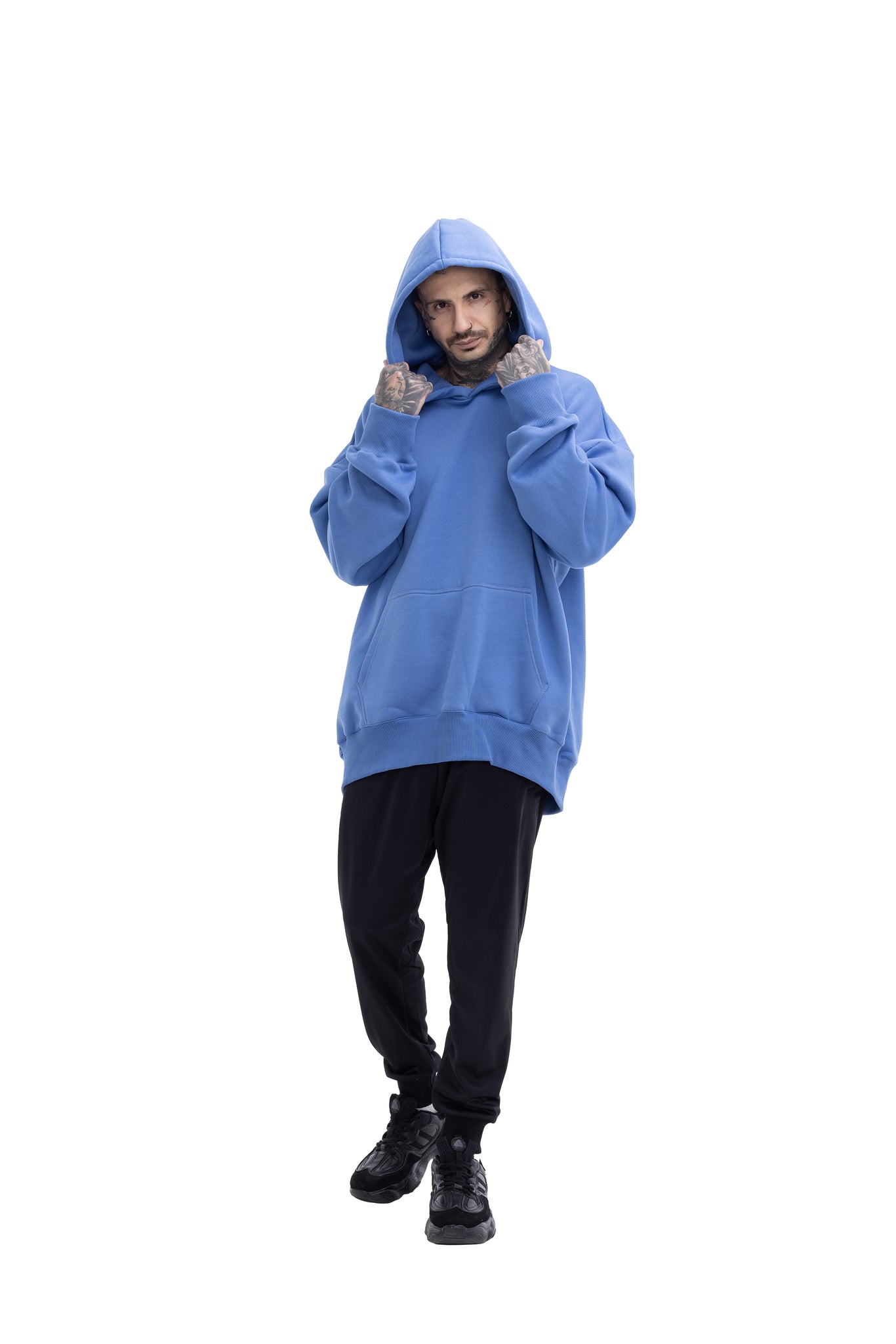 Deep Blue Super Oversized Unisex Hoodie