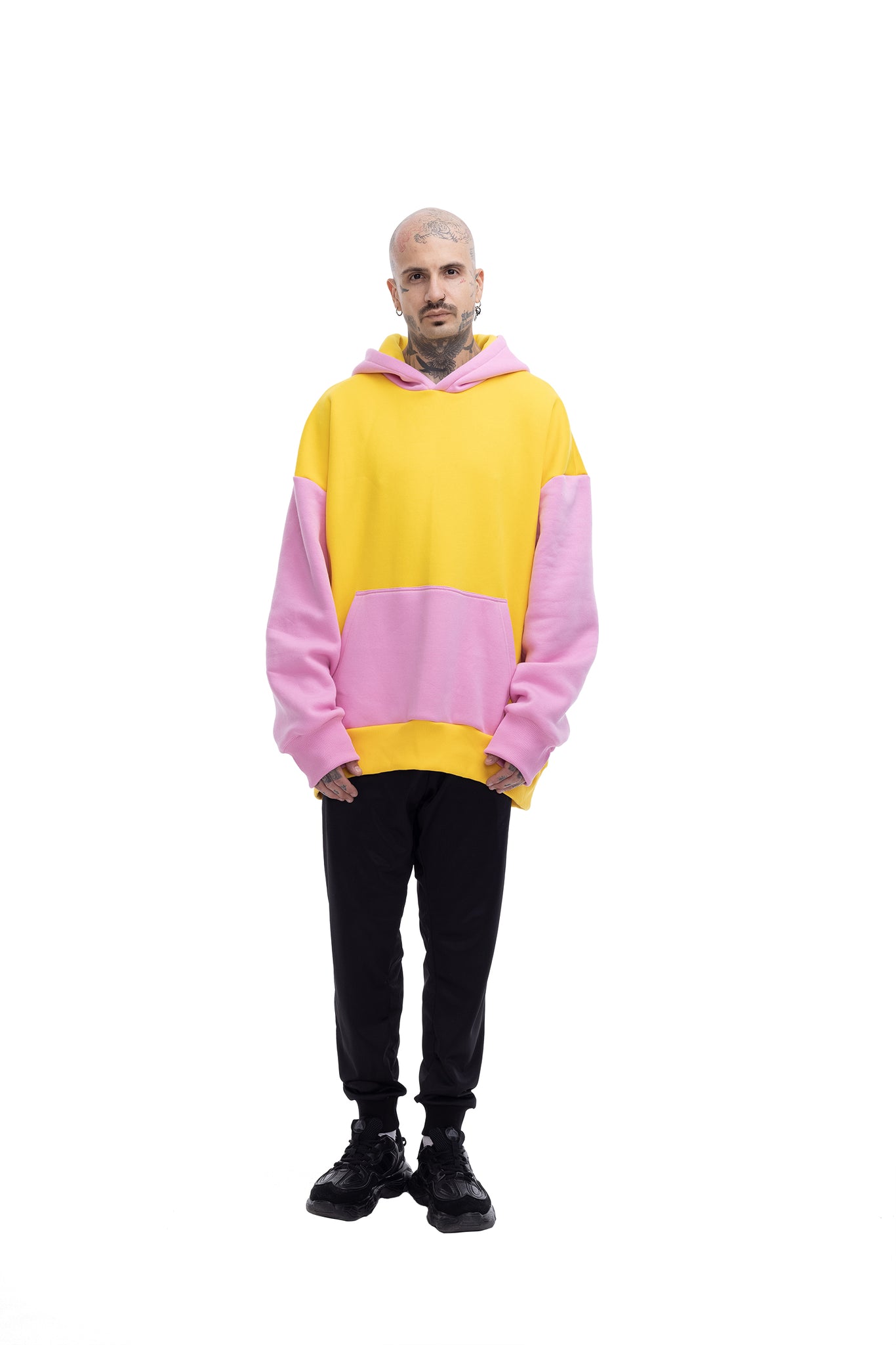 Сolor Block Super Oversized Unisex Hoodie
