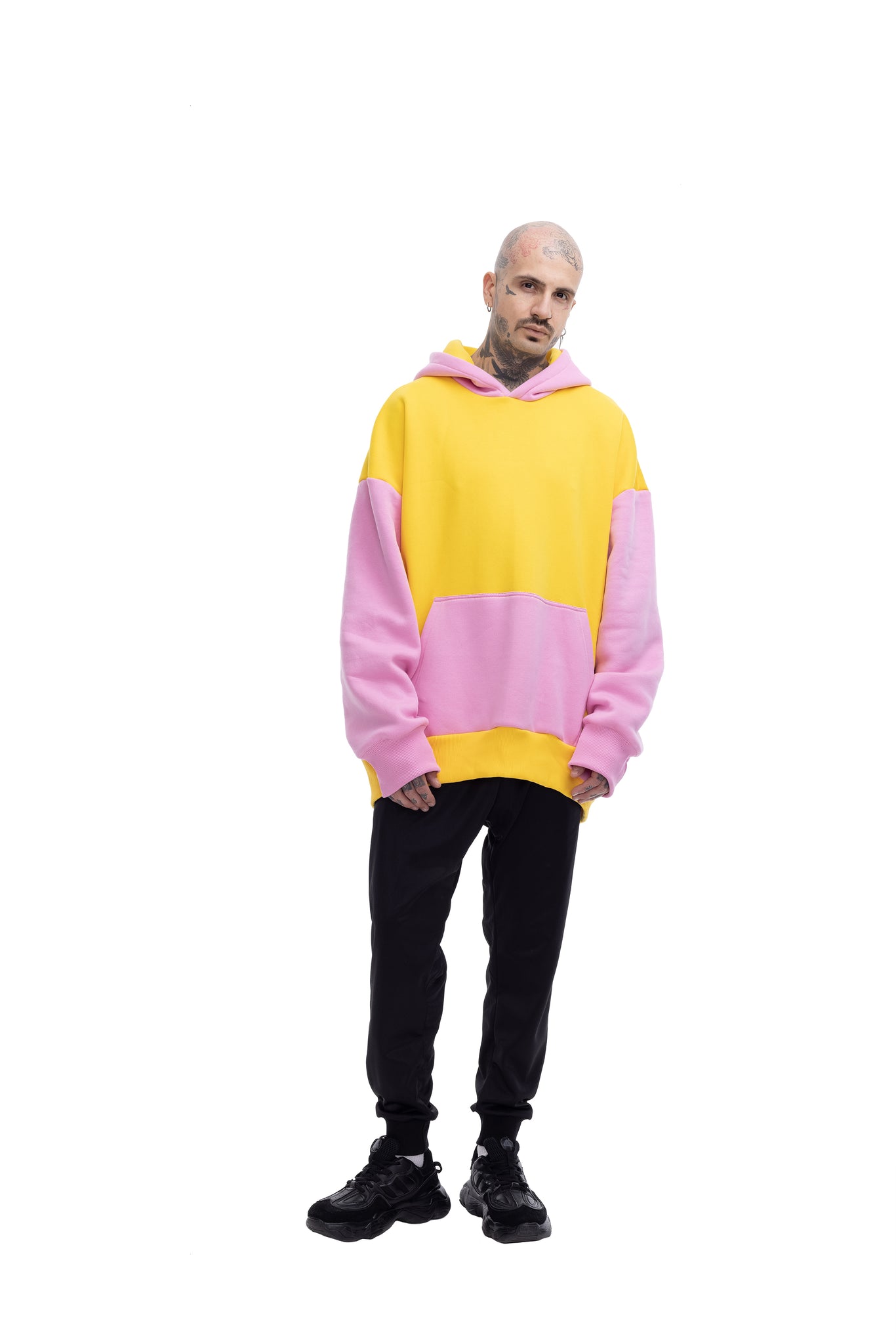 Сolor Block Super Oversized Unisex Hoodie