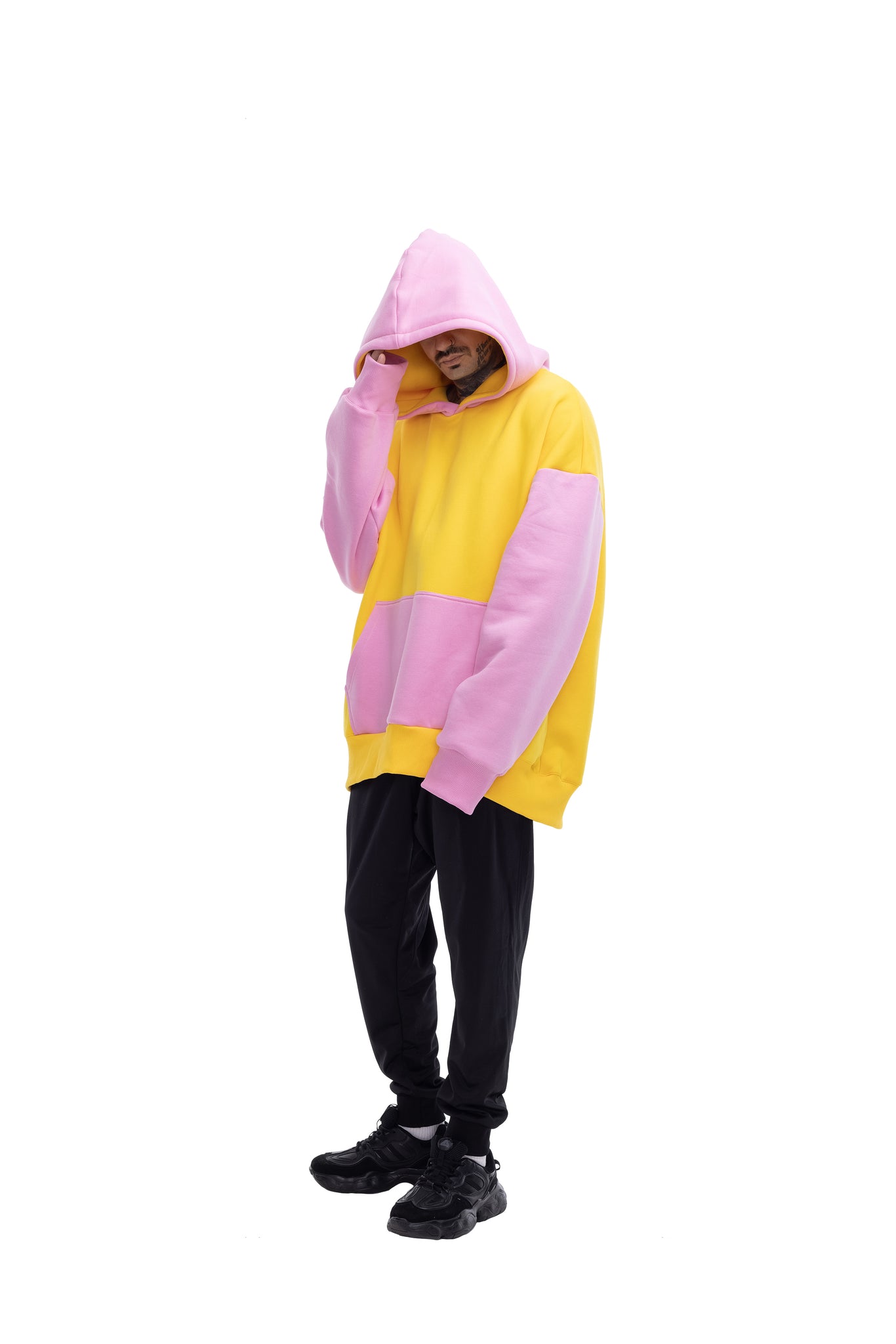 Сolor Block Super Oversized Unisex Hoodie