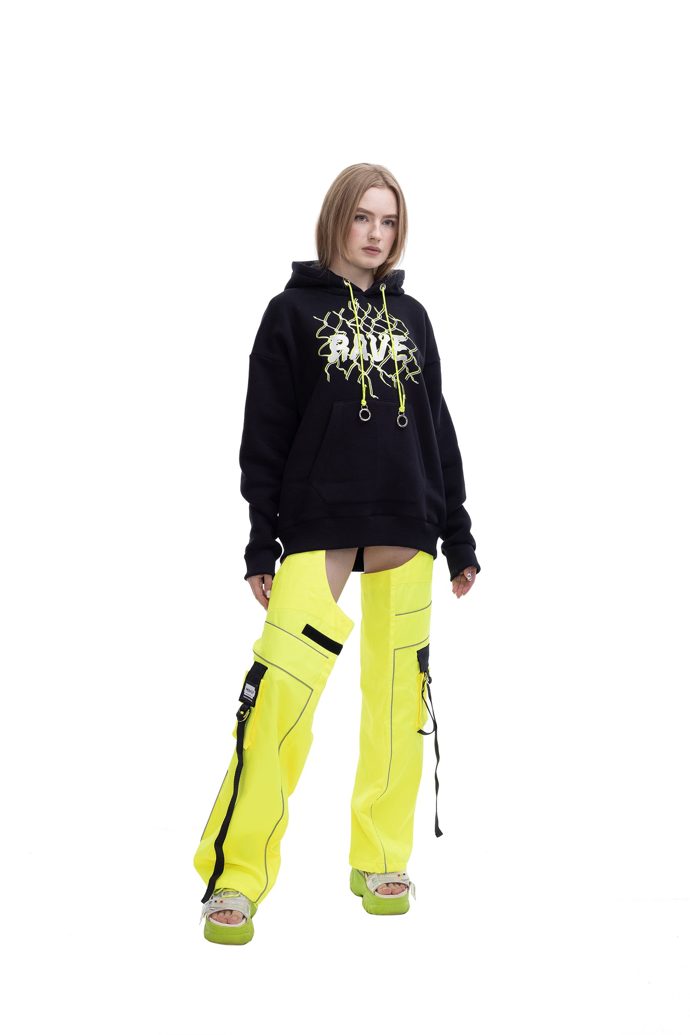 Rave Hoodie with reflective details
