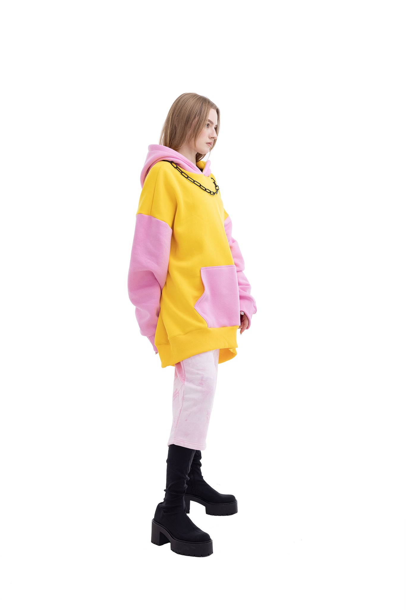 Сolor Block Super Oversized Unisex Hoodie
